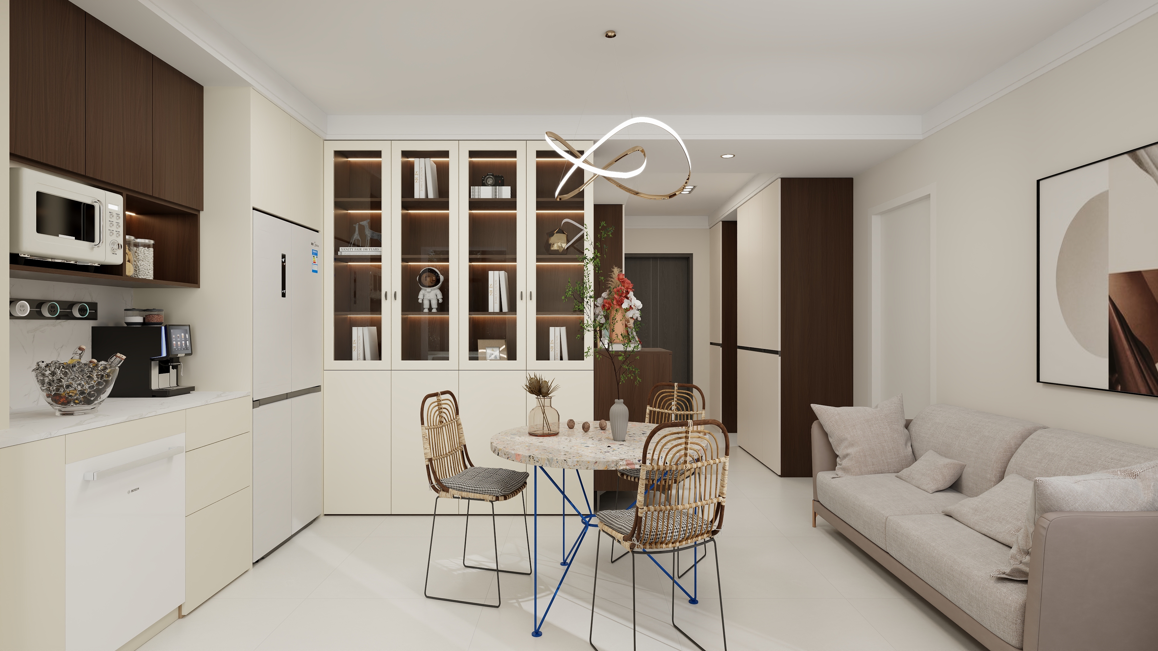 索菲亚居然之家丽泽店郑朋彬-广安门外-远见名苑-装修设计方案