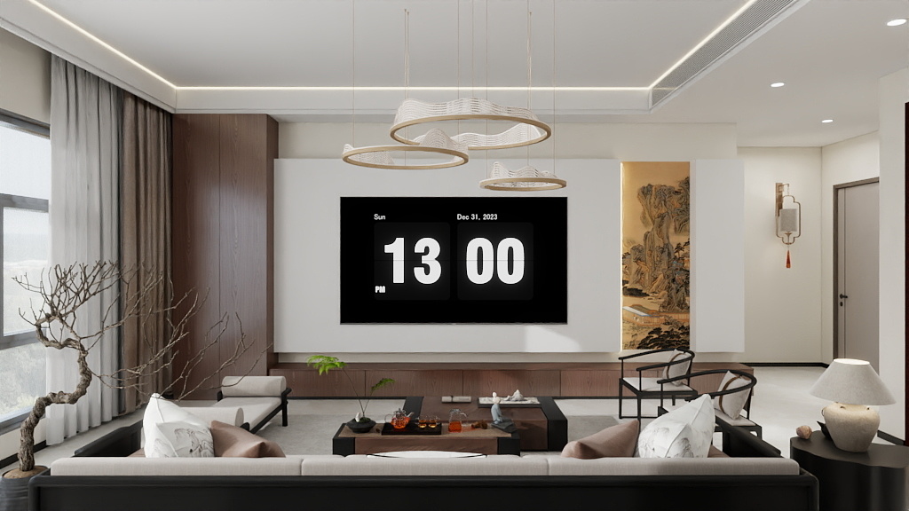 小富婆hcy-龙翔·奥城珑樾府（中式）-装修设计方案