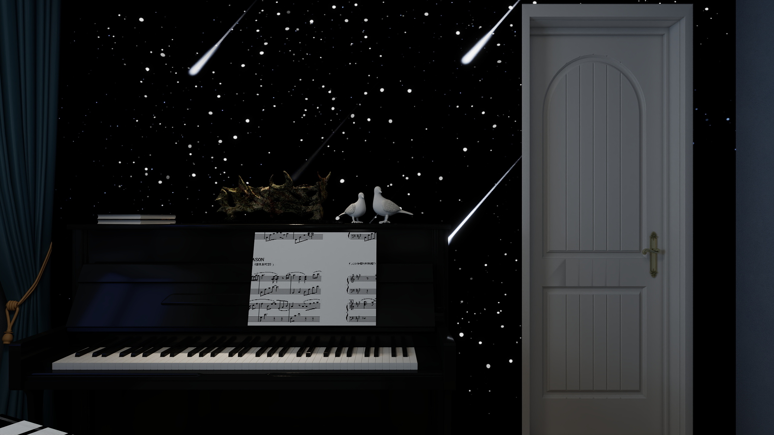 Luxus雷克瑟思艺术涂料小陈-125m²三室美式简约装修效果图