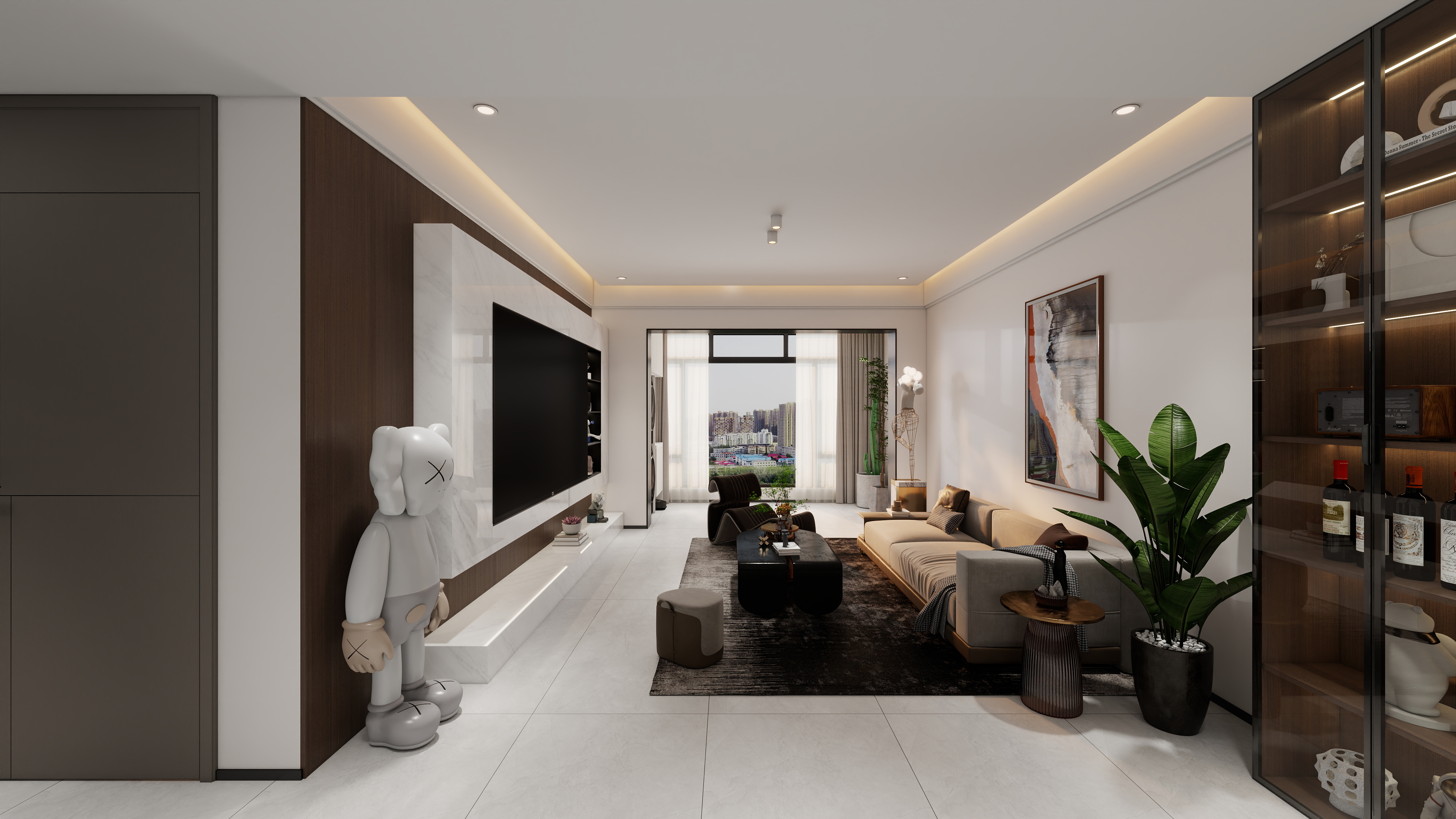 艺禾设计-北大资源御湾117㎡3室-装修设计方案