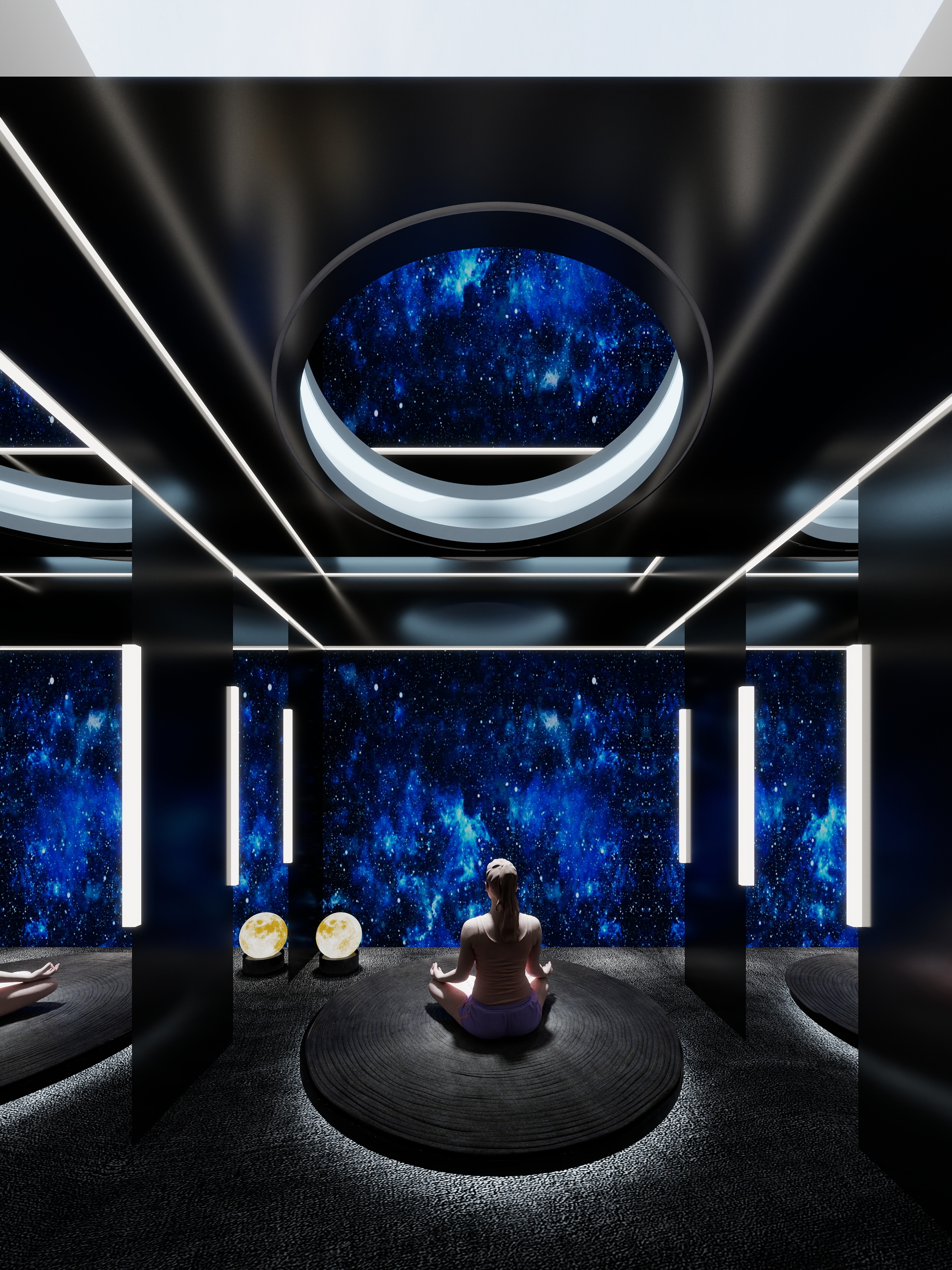 一观涛设计工坊一-南湖CBD疗愈茶空间-冥想是-茶室-装修设计方案