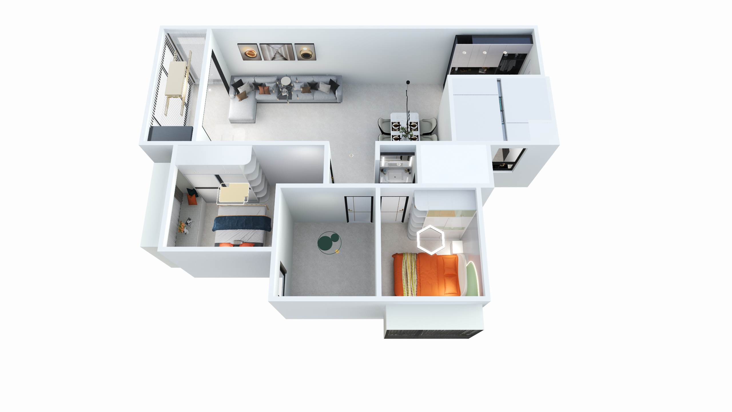 薇-筑梦空间-碧桂园太东公园上城-装修设计方案