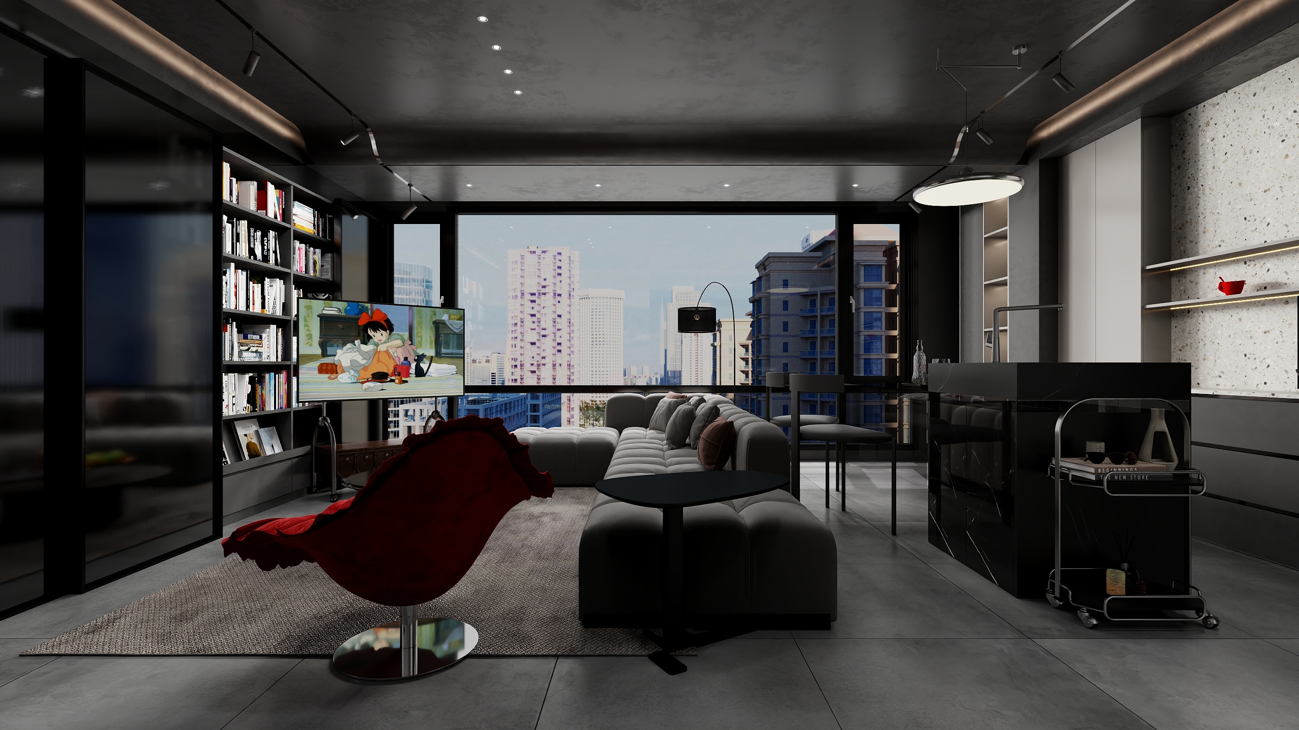 微信XL57T90-暗黑风格-装修设计方案