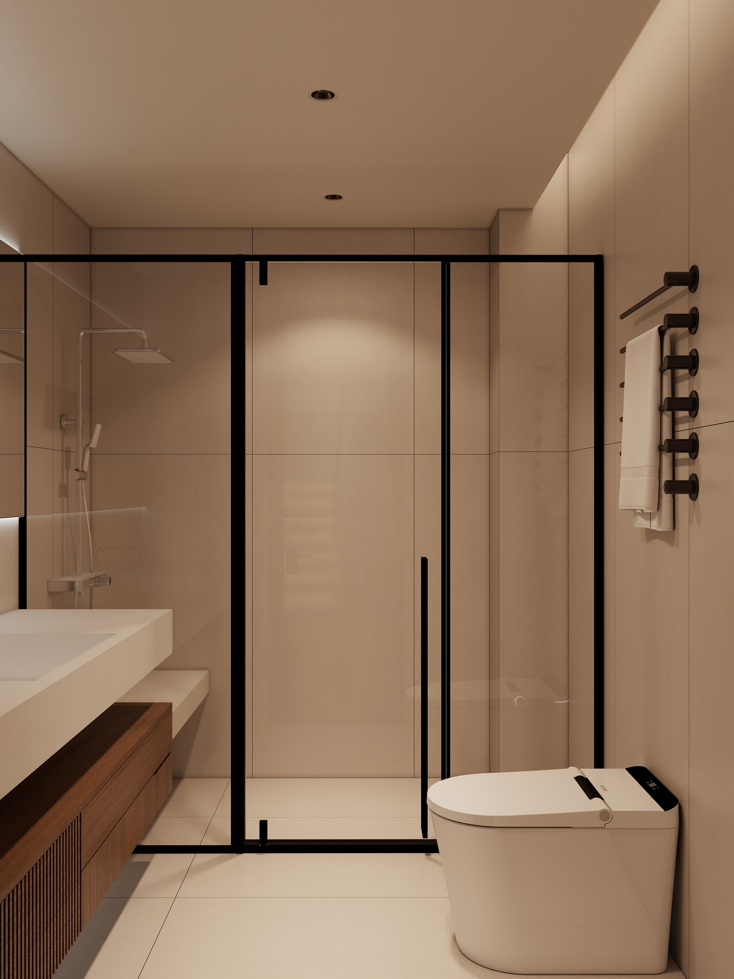 DING一996-二连浩特自然中古风设计方案装修效果图