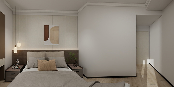 黄冈恒艺装饰何鹏-玲珑家园二期8-2-1906-装修设计方案