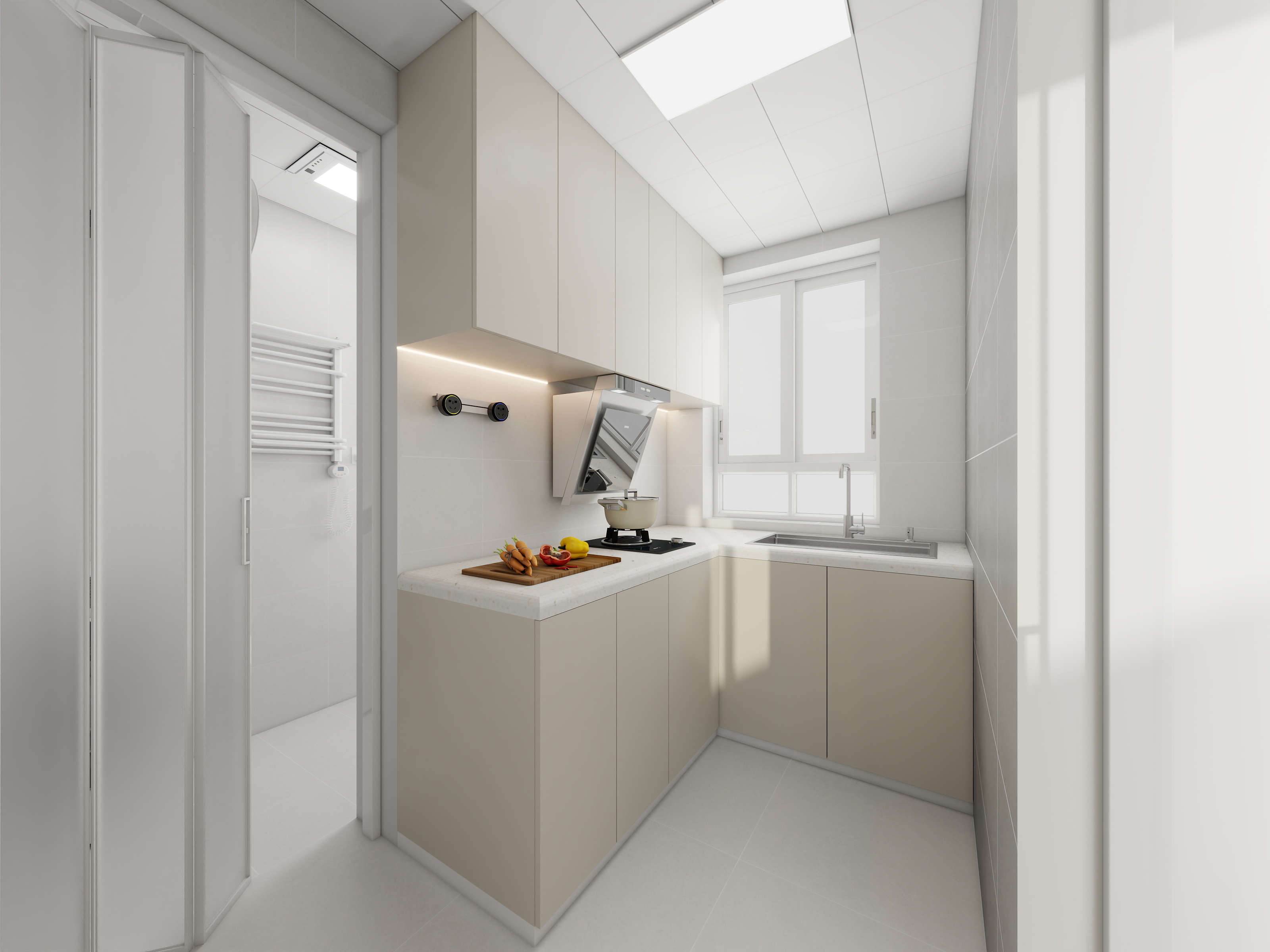 Ezio......-贵州贵阳鲤鱼街8号503（奶油风一室一厅旧房改造）装修效果图