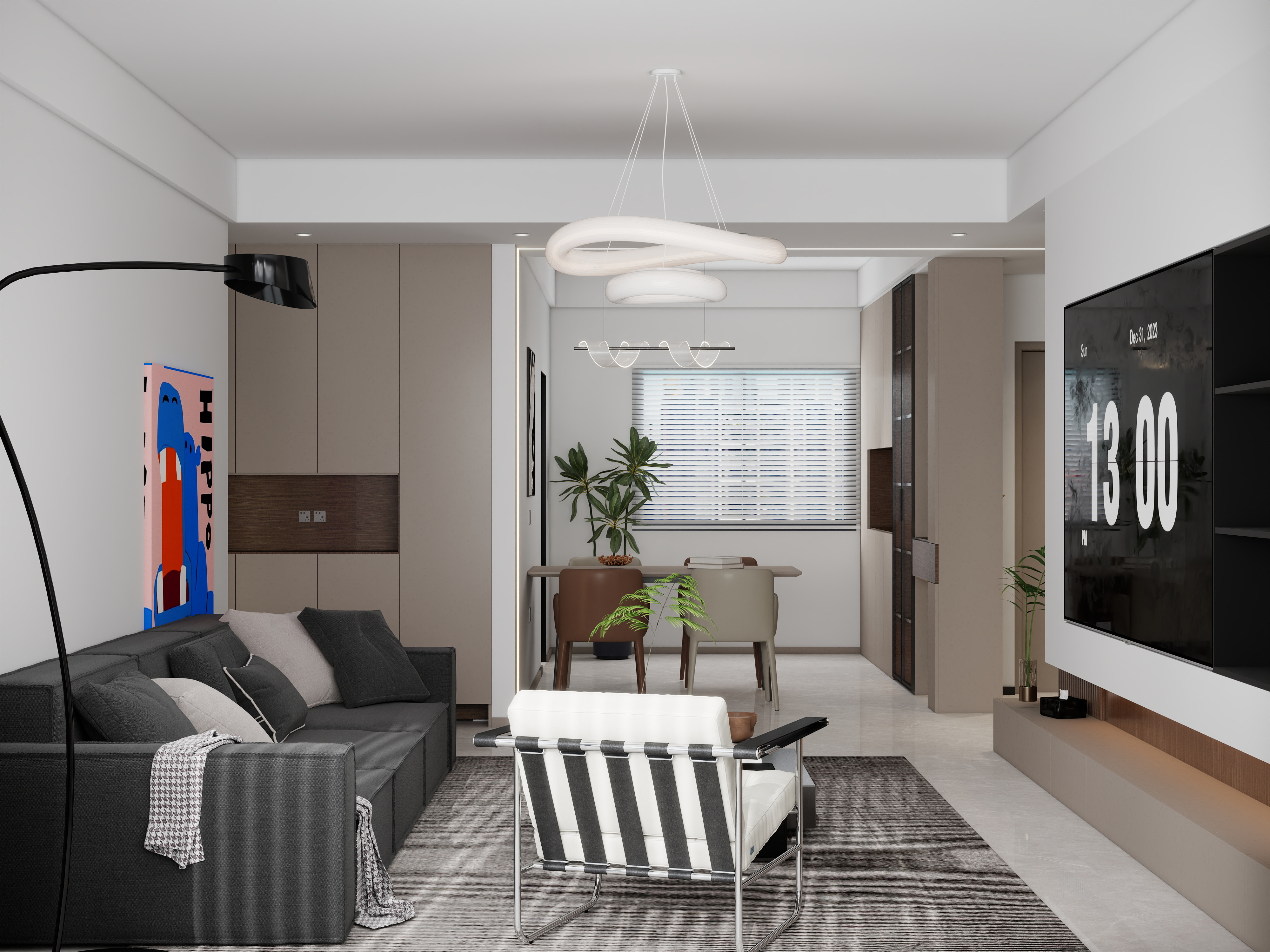 希望你做人善良-华信·学府水岸122㎡4室-装修设计方案