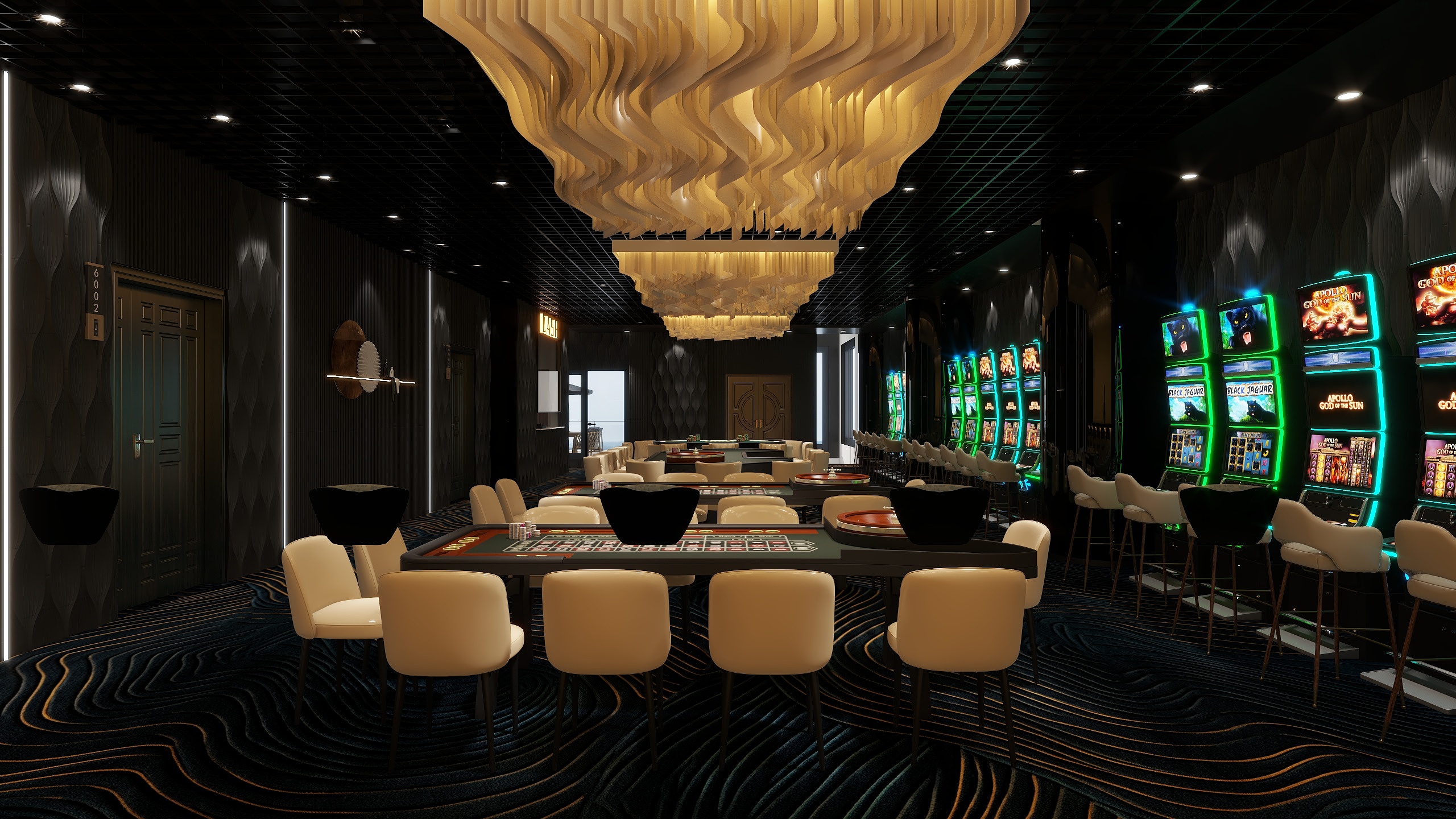 设计师-黄涛勋-现代赌场设计-装修设计方案