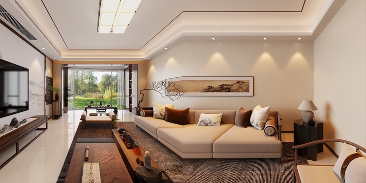 云米安家整装I-可用、清晨设计-新中式案例-副本5-装修设计方案