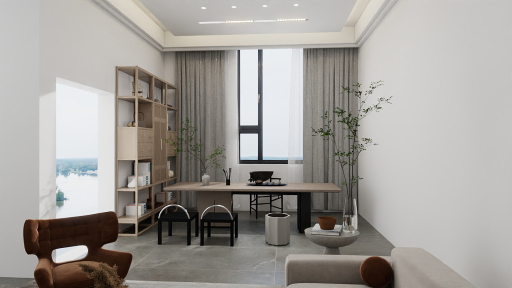 不倒翁sajP-龙朋邑他得二楼客厅-装修设计方案