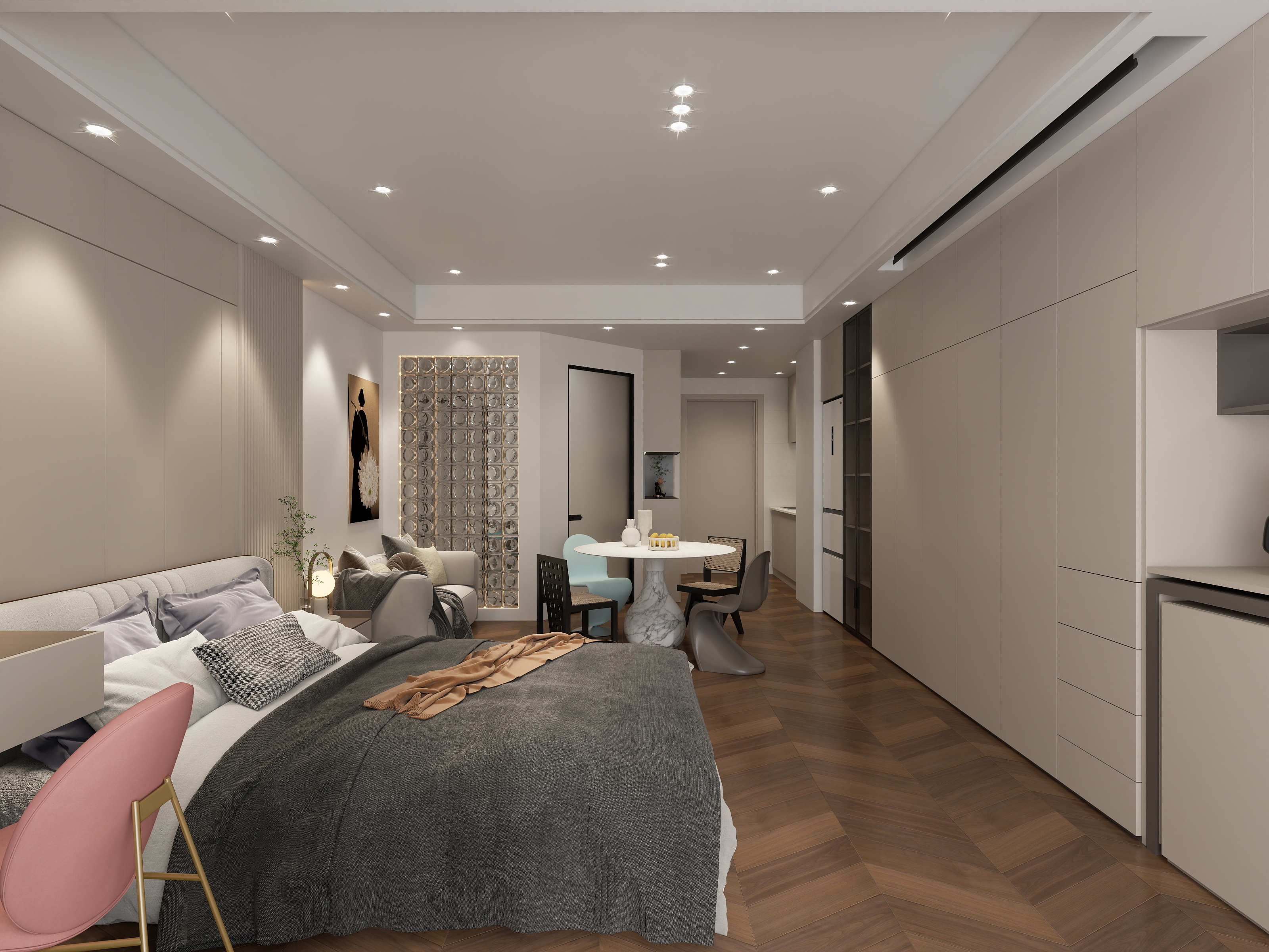 君地新大陆公寓 精装改造-装修设计方案