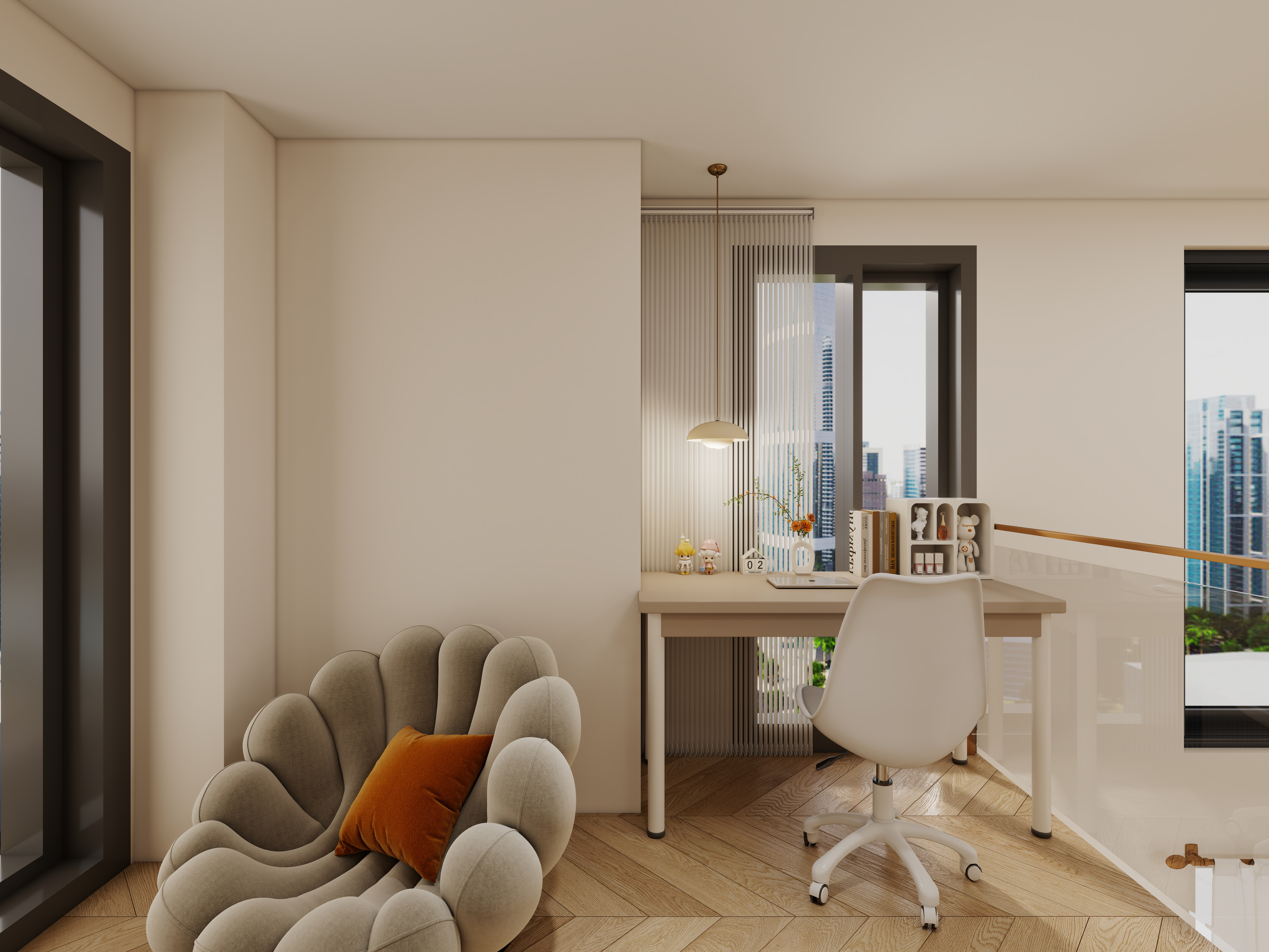 艺雅丽-38平loft公寓 装修效果图