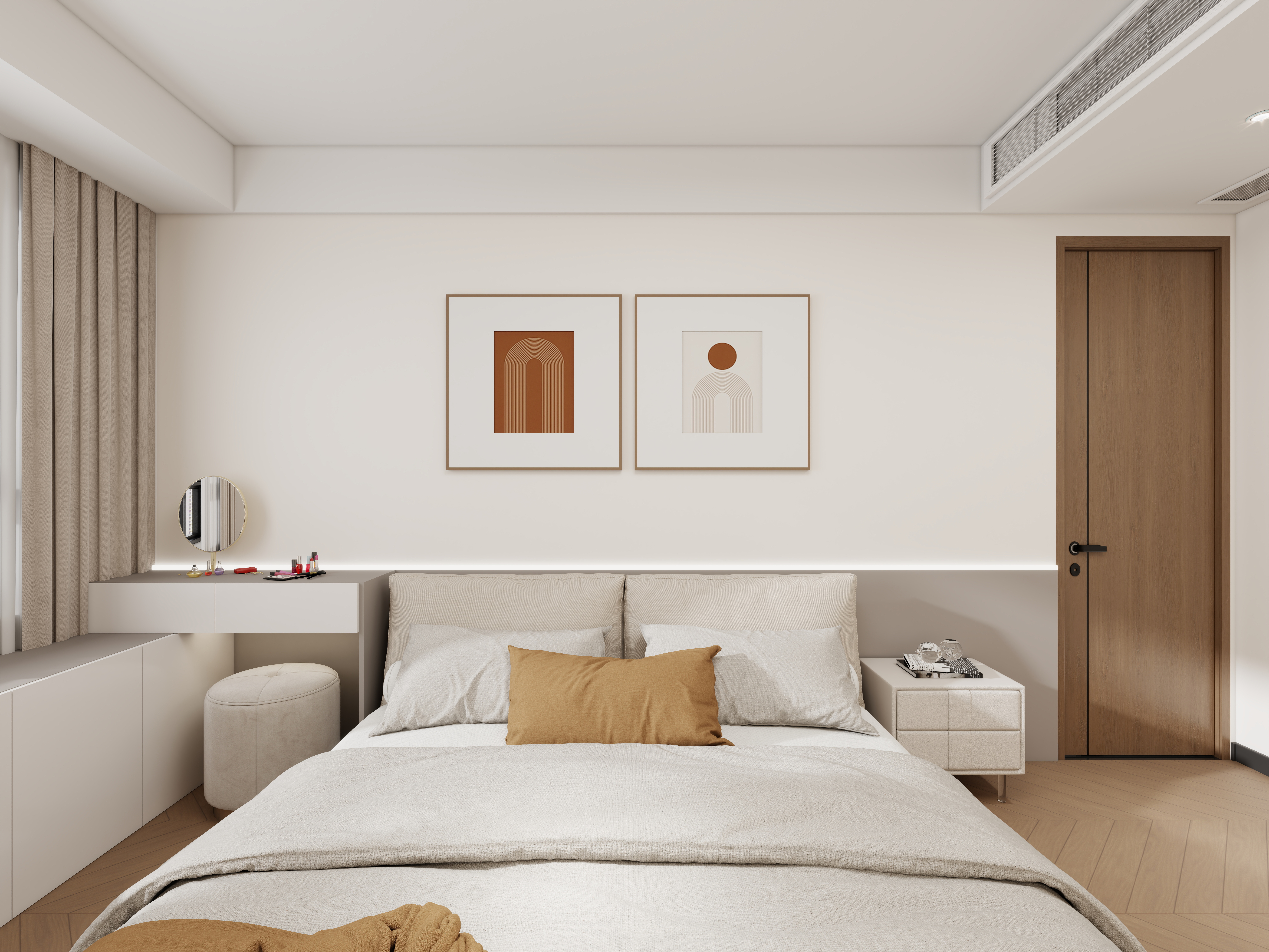 艺雅丽-147平现代简约装修效果图