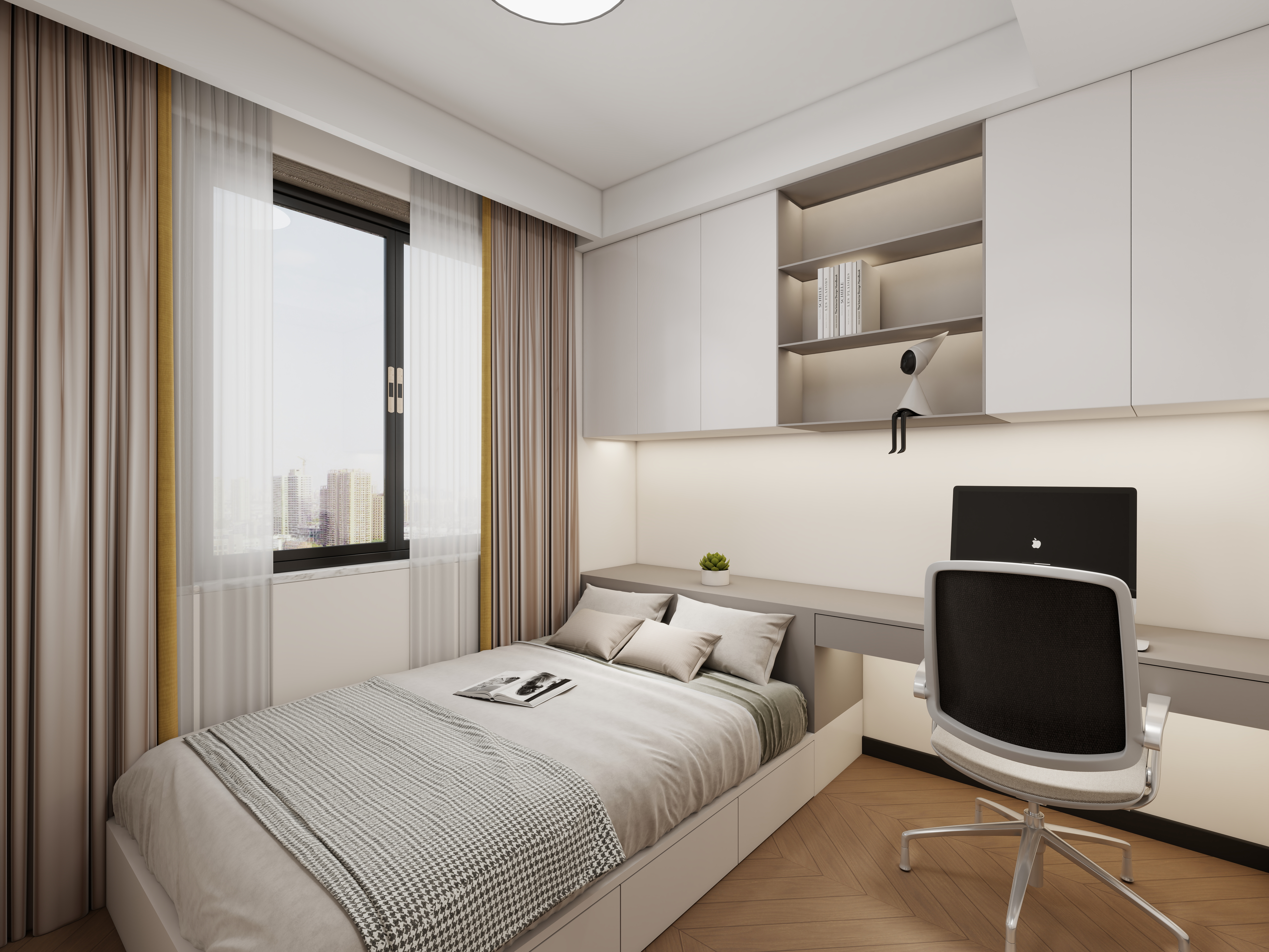 艺雅丽-147平现代简约 装修效果图