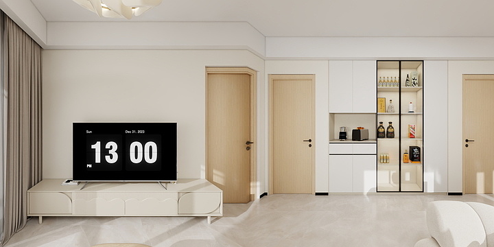 SomeClCP-华润润曦府89m²-装修设计方案