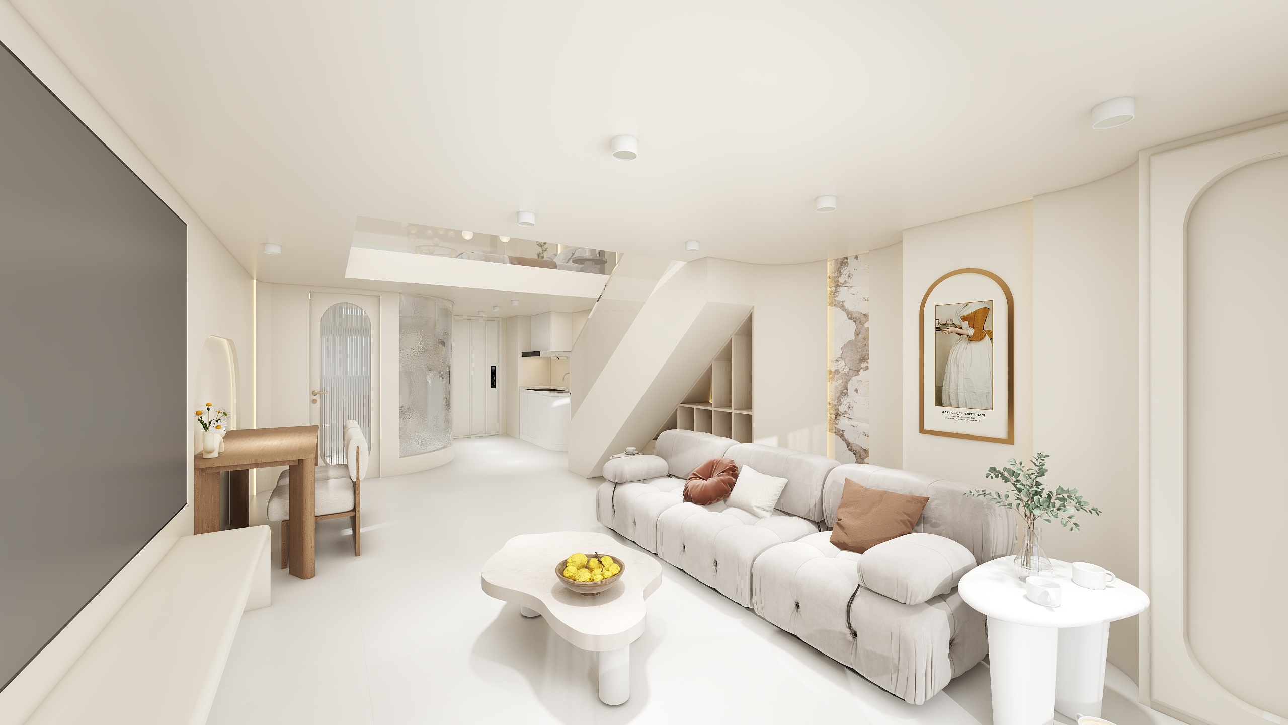 XINGGUANG-奶油风loft公寓-装修设计方案