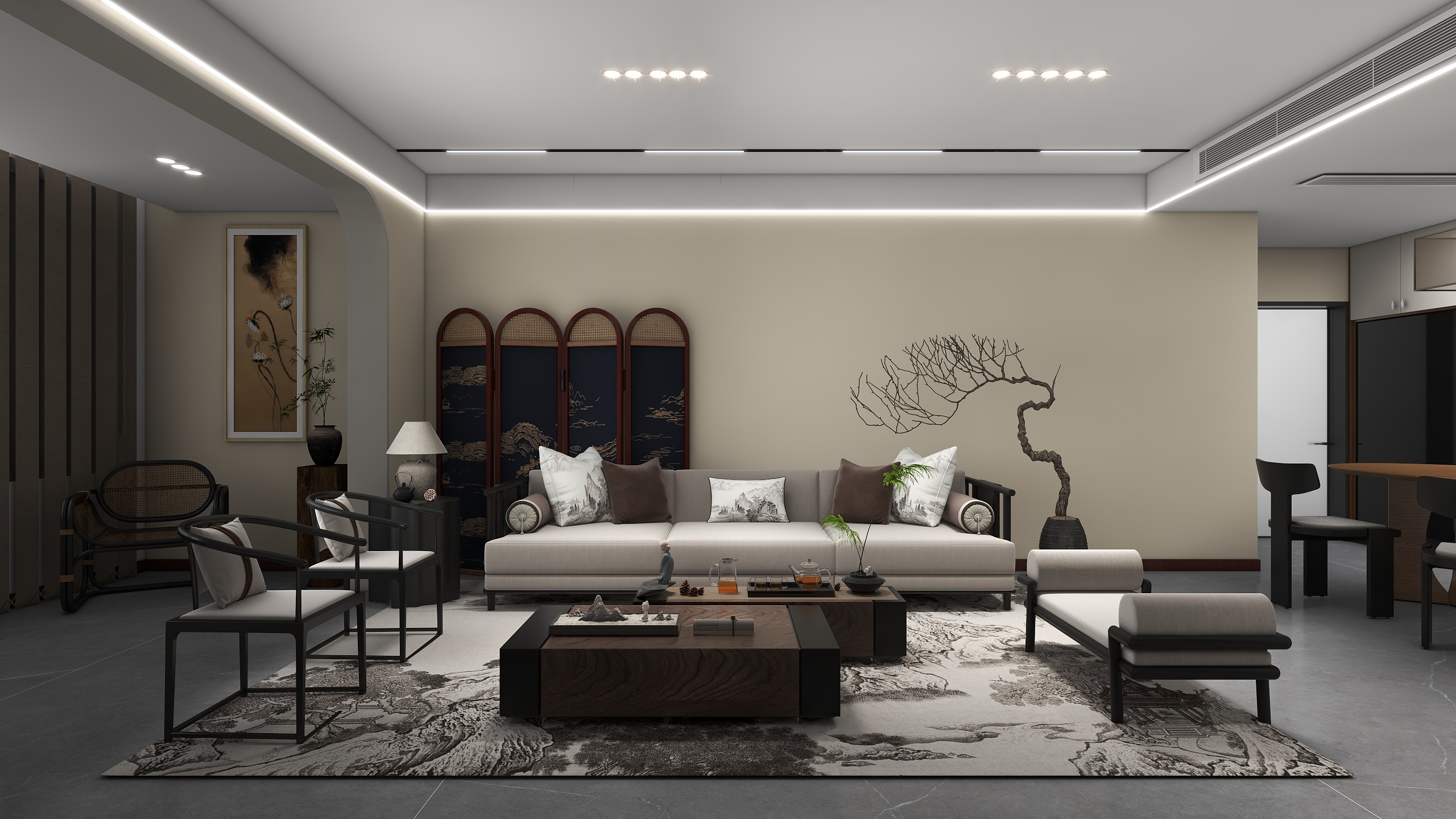 橙皮七七-天空之城117㎡3室-装修设计方案