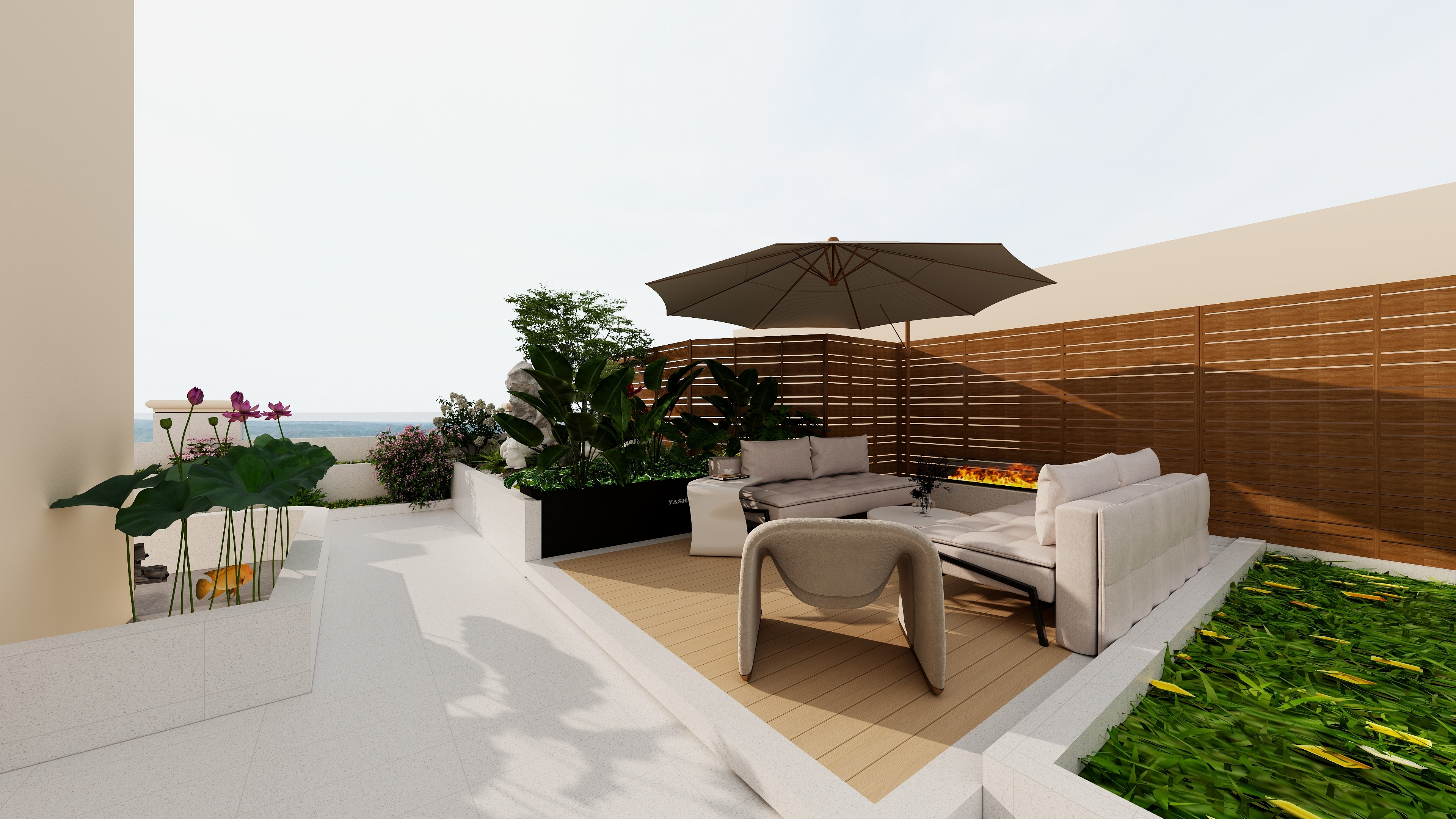 设计师颜运-露台花园-装修设计方案