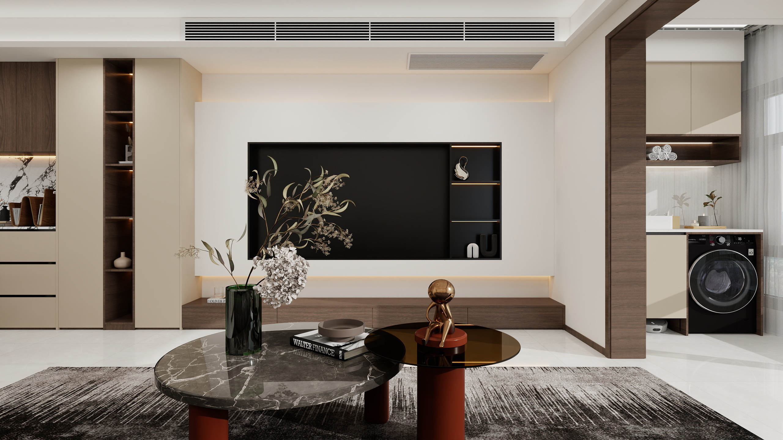 麦子是设计师-麦子113㎡3室装修效果图