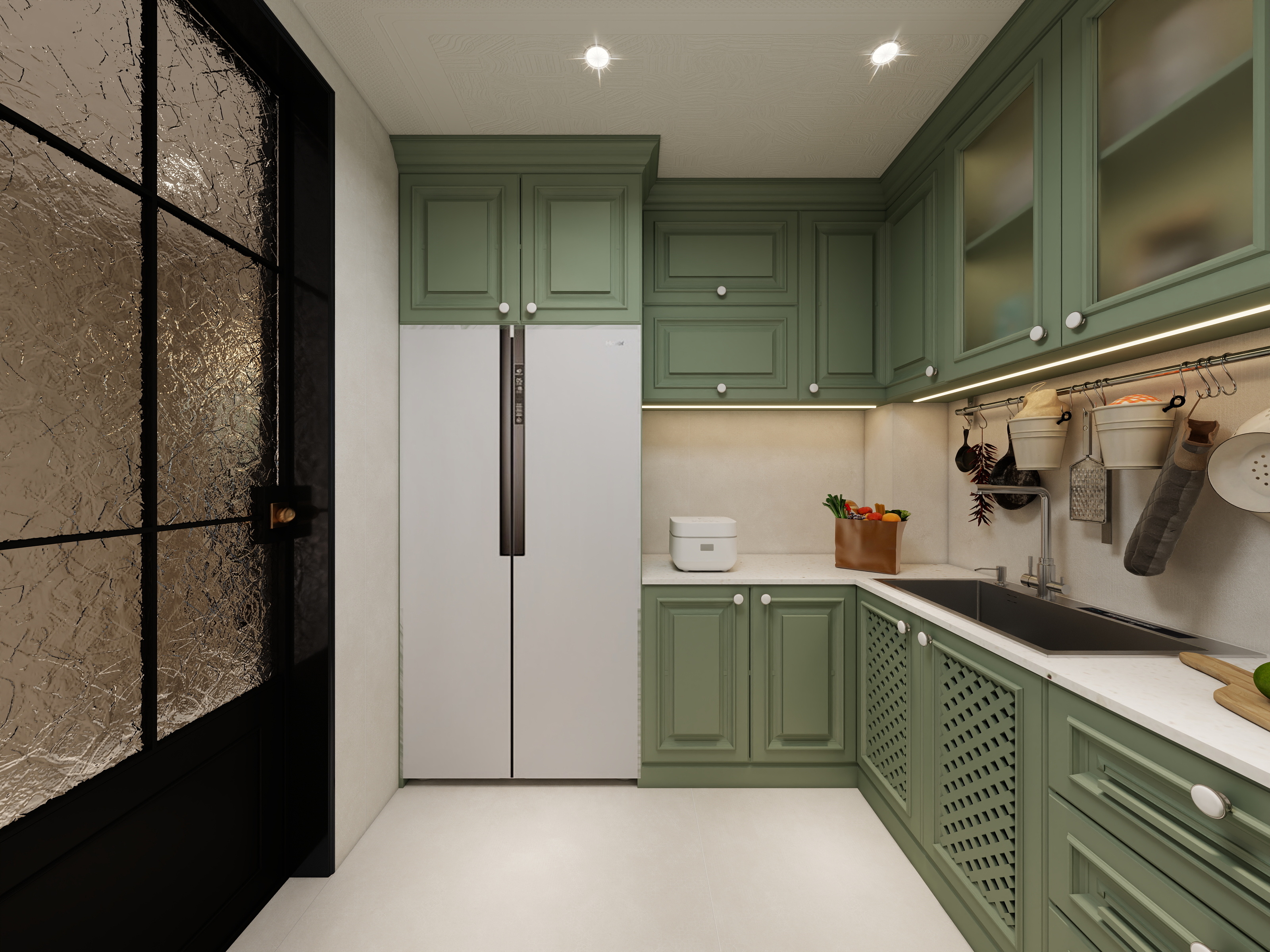 YTAcy-胜利新城80平简约美式装修效果图