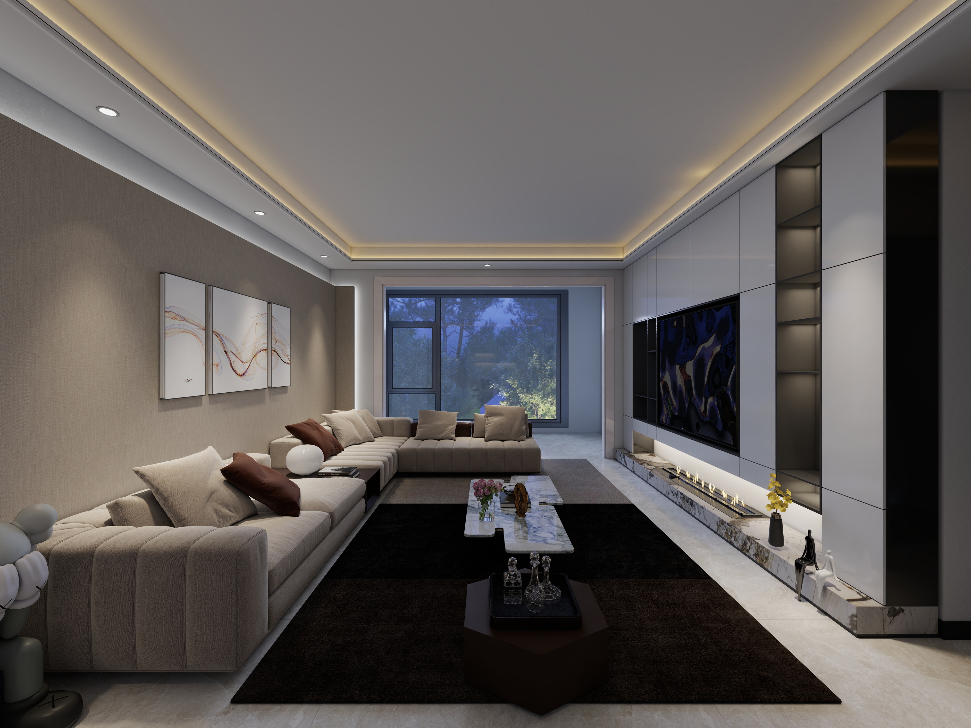 TRAU清静-龙景天际8栋-装修设计方案