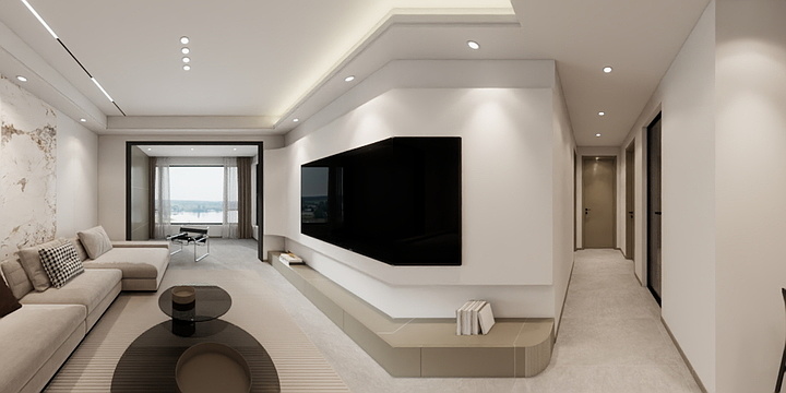 效果*图-现代黑白灰-装修设计方案