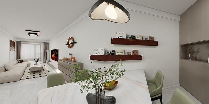 Ailsa設計师-东宅子头社区105平（方案一）-装修设计方案