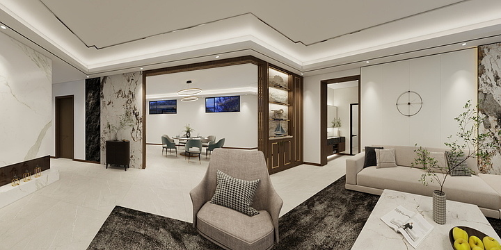 伍贰空间策划-鹿泉独院-装修设计方案