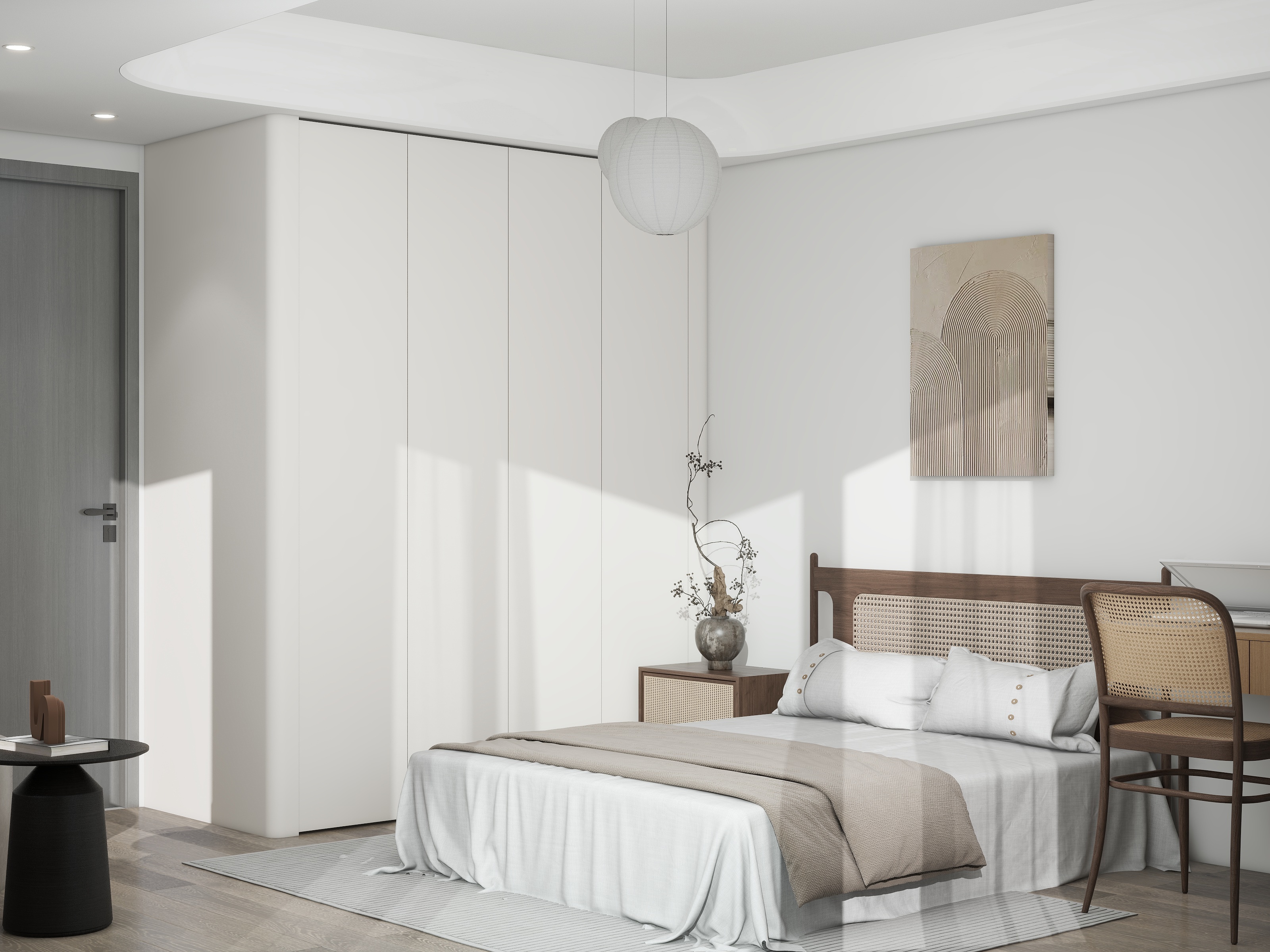 宜乐居智能家居-慧谷阳光116平方米2室奶油风-装修设计方案