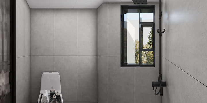 DM设计-王大敏-九龙湖壹号C6-1-401意式轻奢3.0-瓷砖排版-装修设计方案