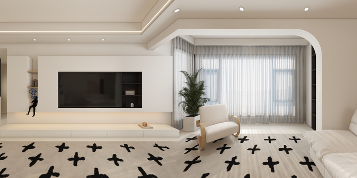 专业-设计-奶油风-赣州4房雅居-装修设计方案