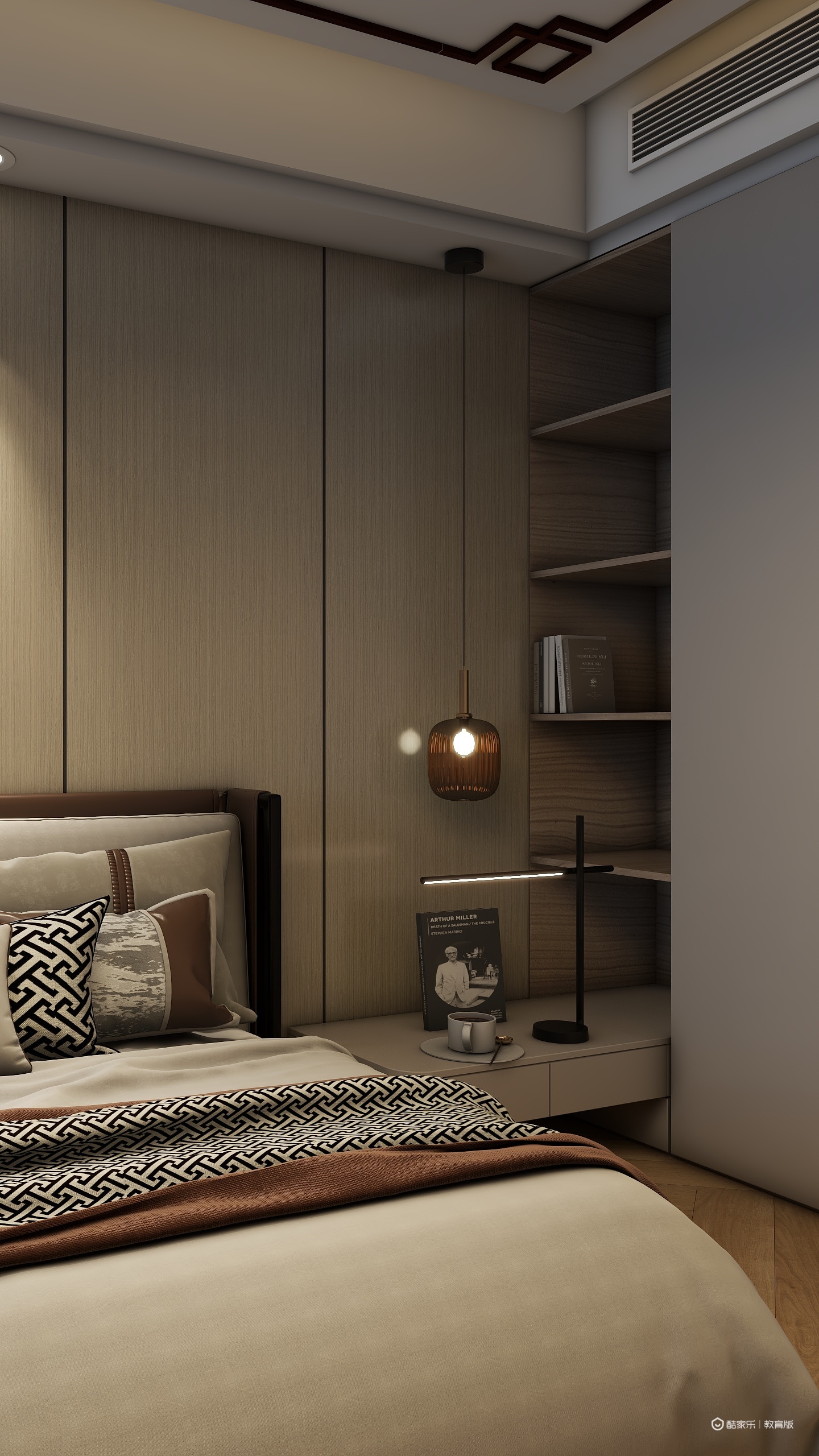 杨豪tvzA-雅韵轩一层主卧装修效果图第2张