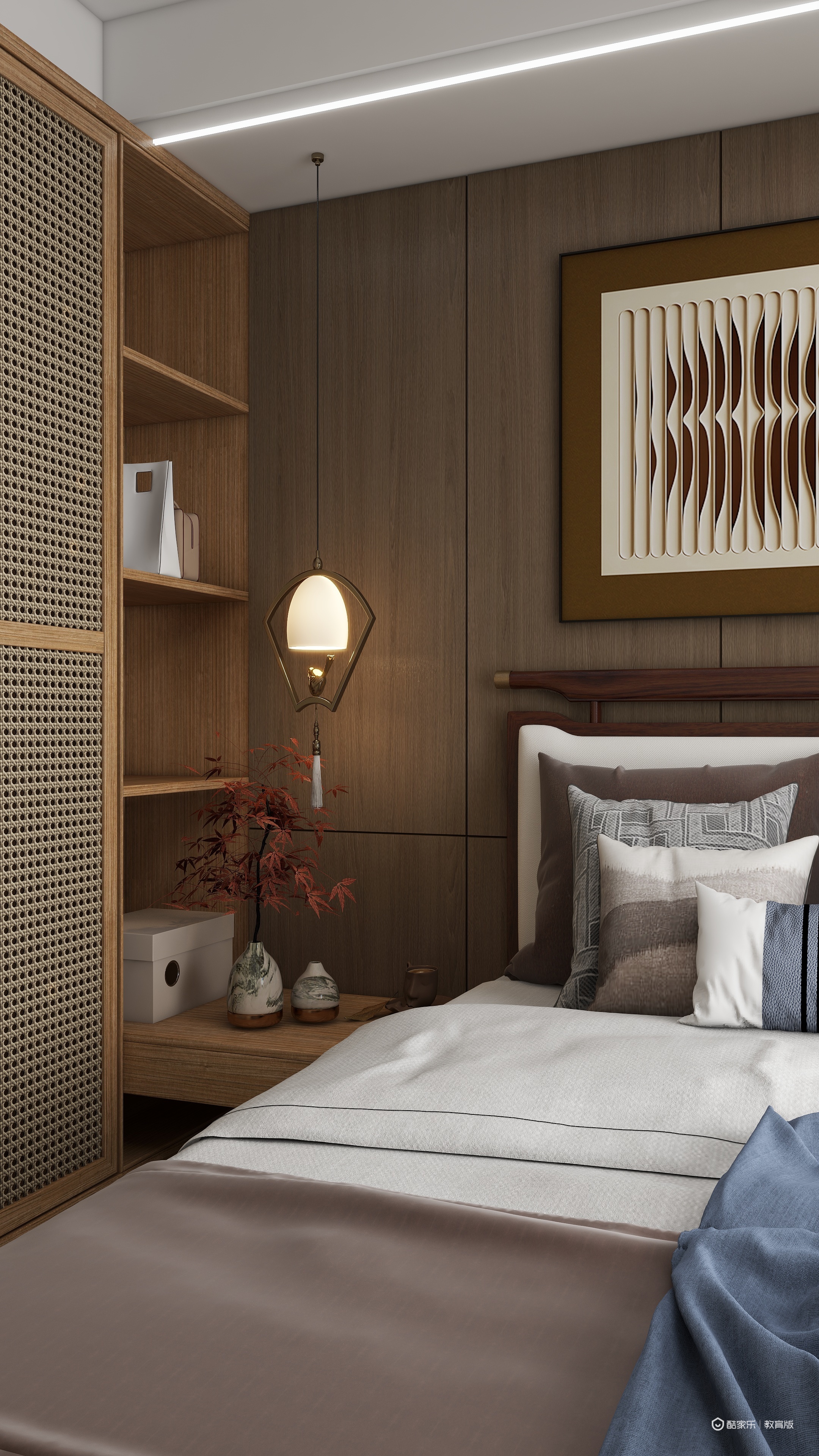 杨豪tvzA-雅韵轩一层次卧2装修效果图第1张