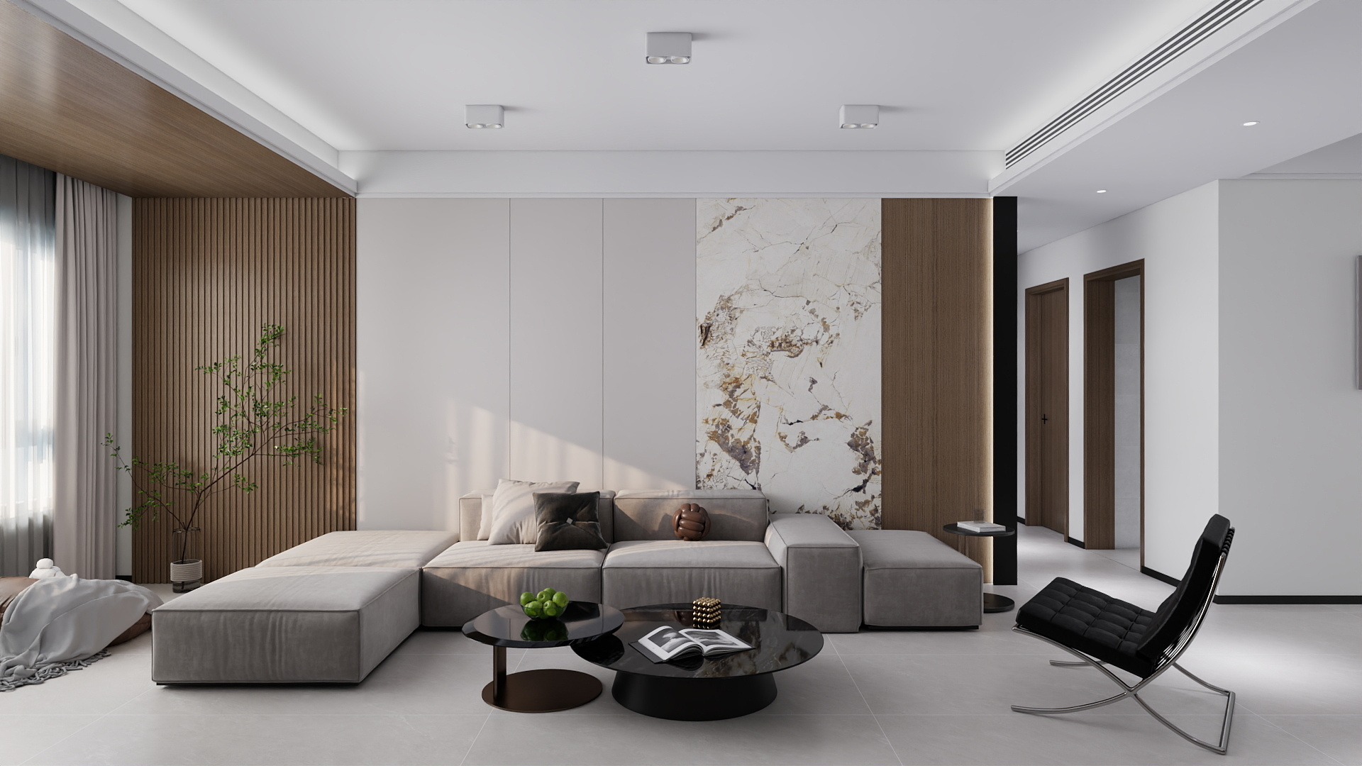 张瀚文-久别|133㎡意式极简-装修设计方案