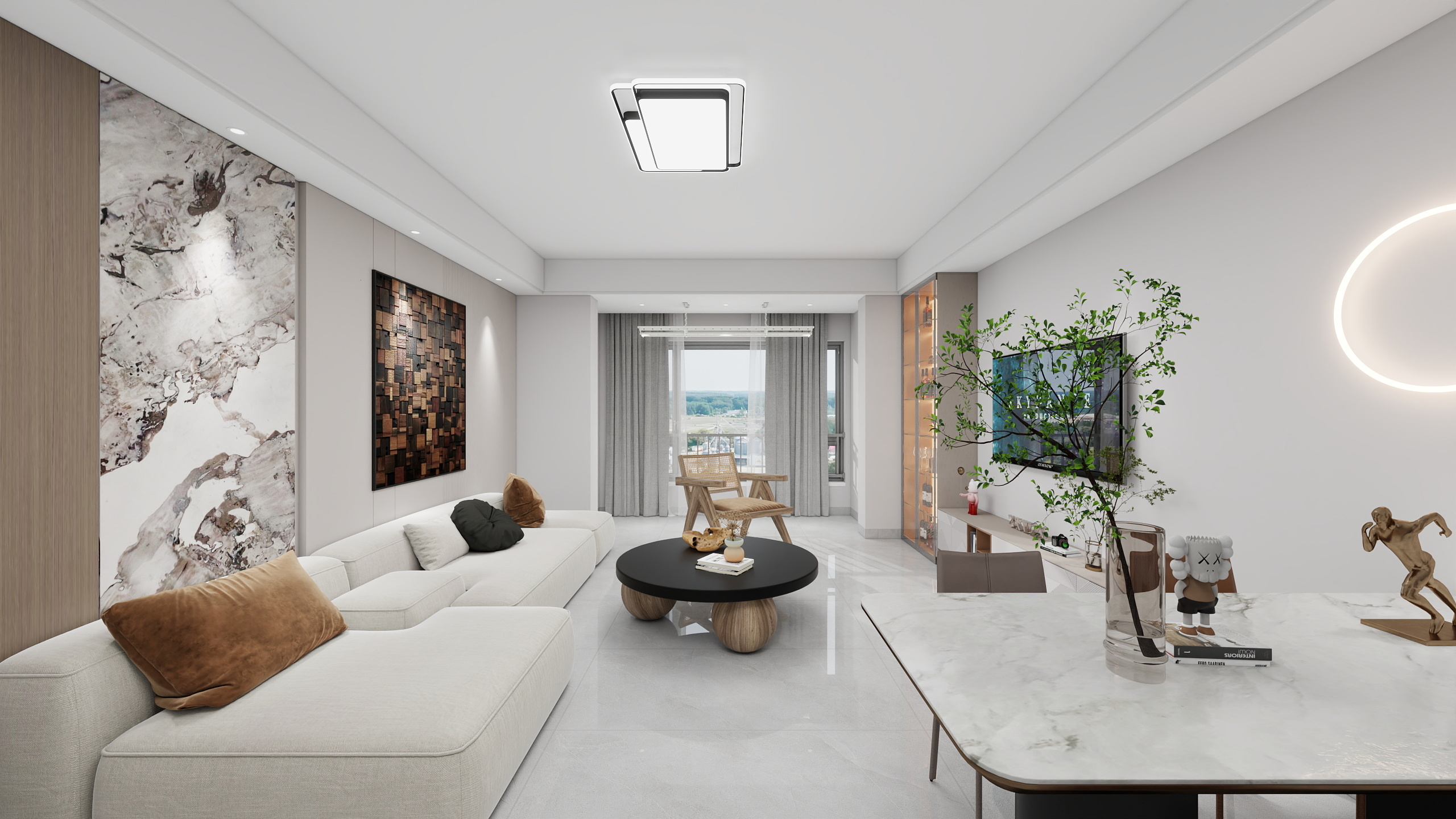 WindyHILL.-南街三居双卫(现代简约)11.7-装修设计方案