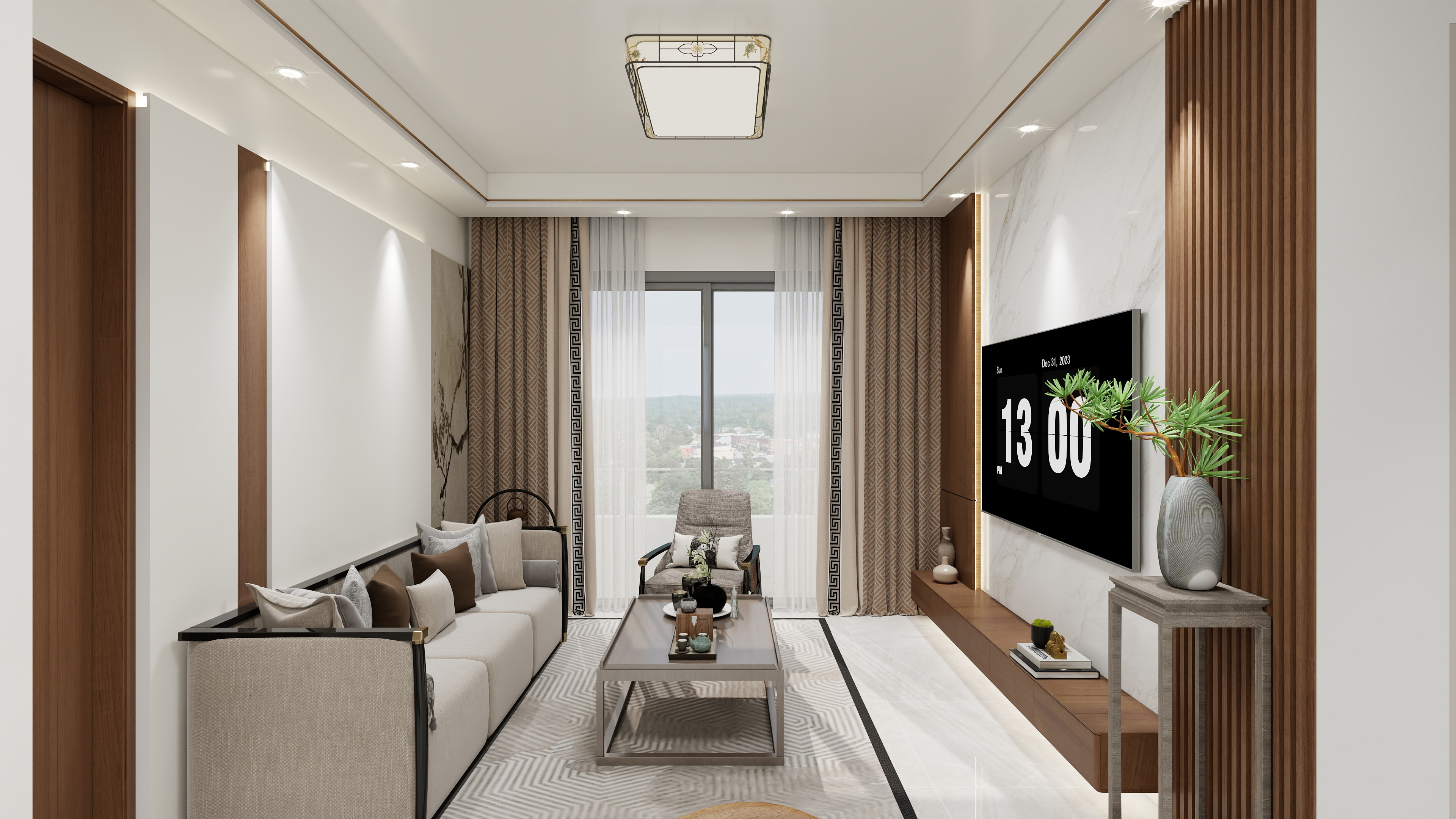 室内设计师--AlanLL-祈福湖景二十一街29号201平面图 rev-1-装修设计方案