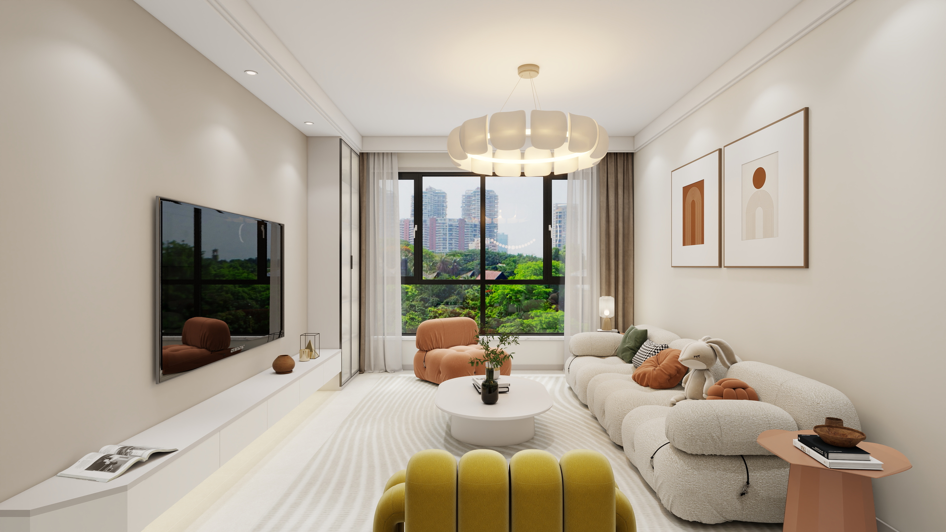 环宇0315-观湖湾75㎡2室-装修设计方案