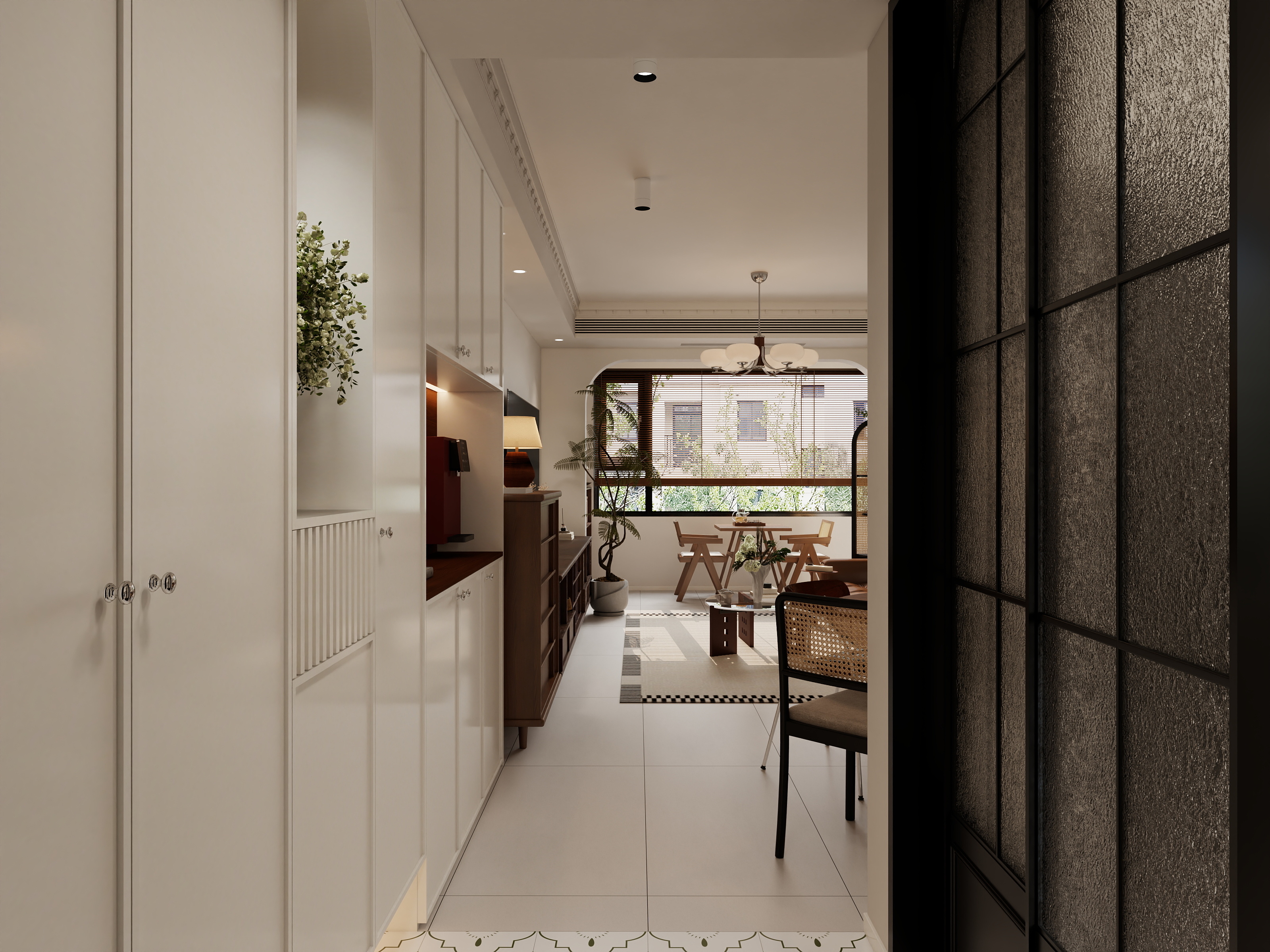 DING一996-徐州中古风设计方案装修效果图