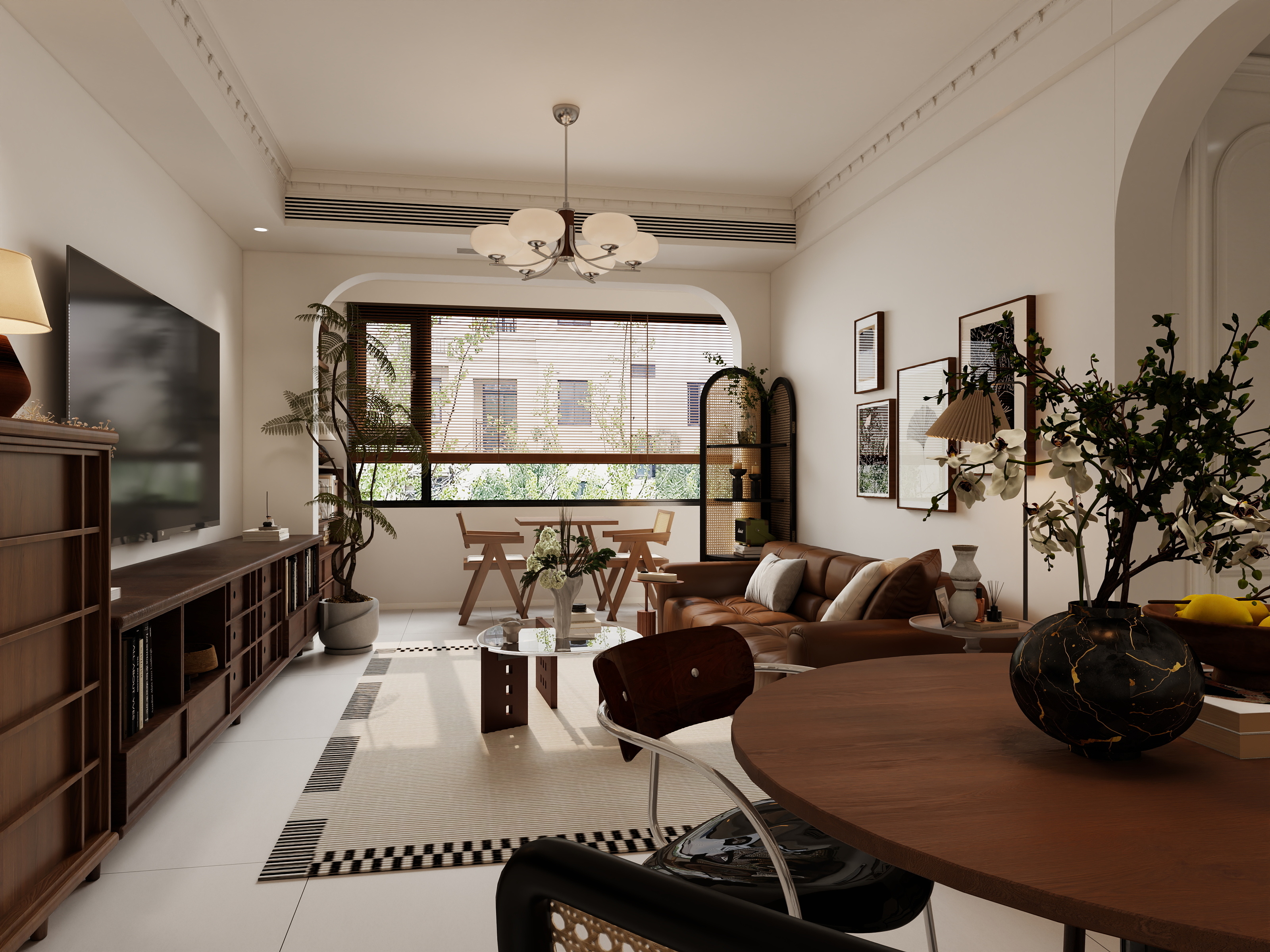 DING一996-徐州中古风设计方案-装修设计方案