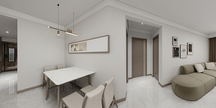 Ailsa設計师-东宅子头社区90平（方案二）-装修设计方案