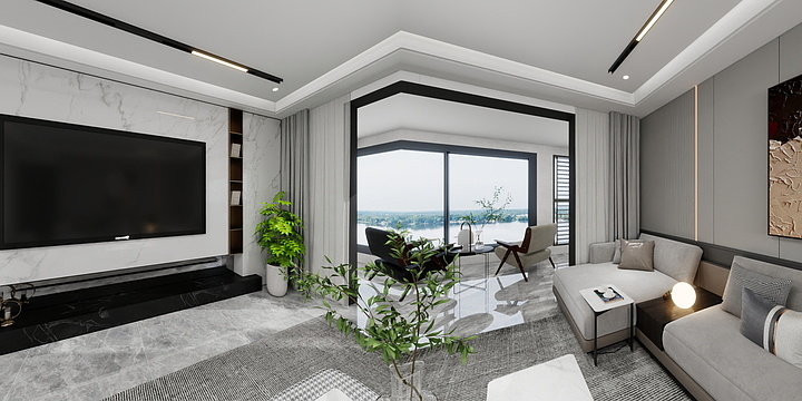 积木室内设计-万洋国际-装修设计方案