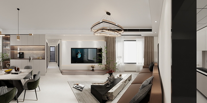 王宝珠-大合华府姚美女雅居-装修设计方案