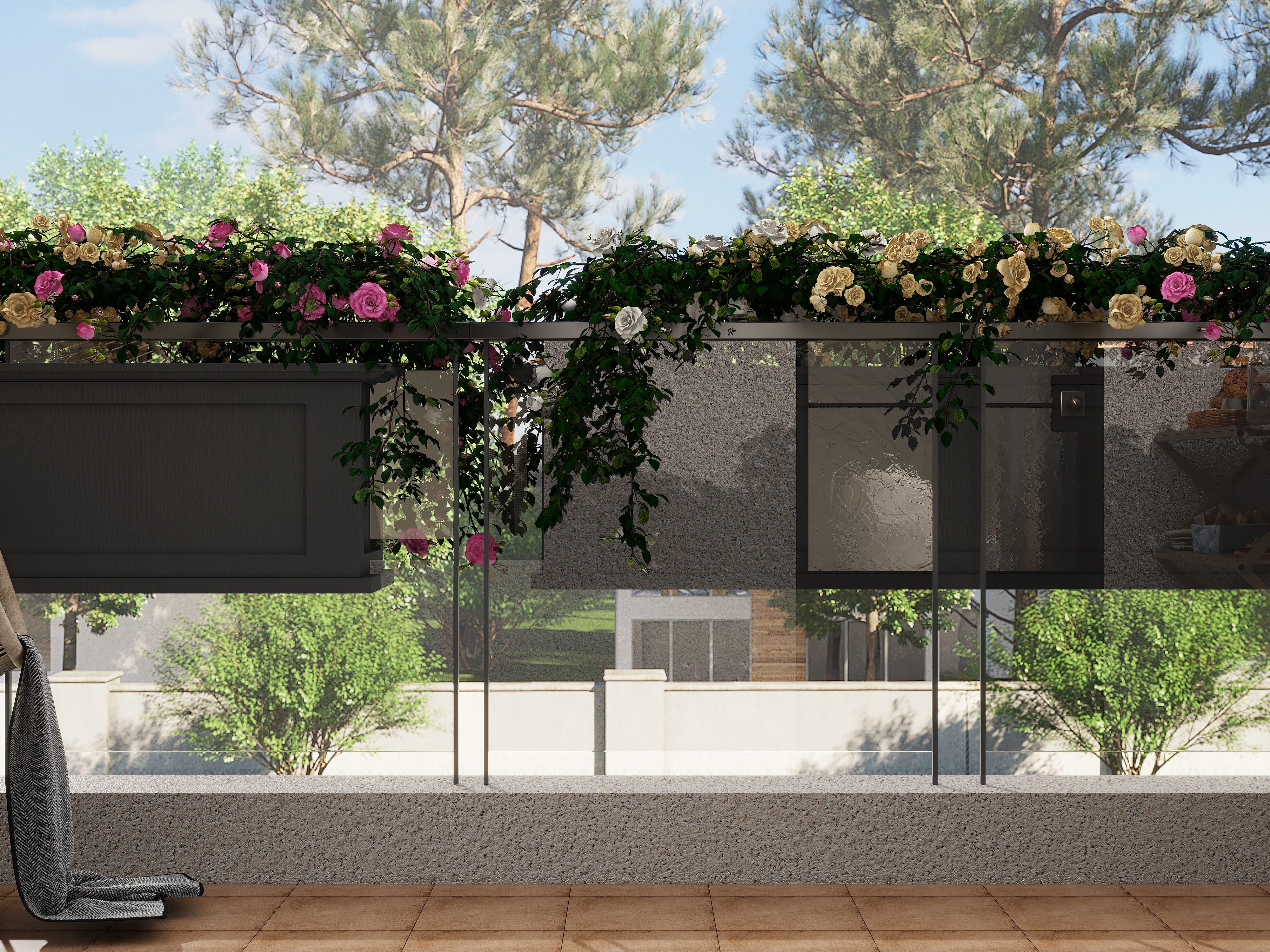 设计师珂源-春申阳光法式复古175㎡5室装修效果图