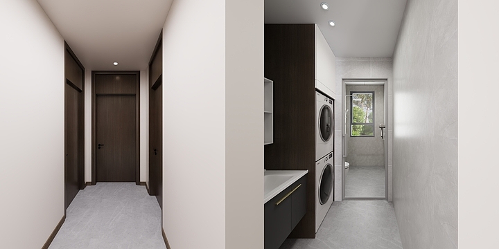 鲁丽全屋定制武清店-金悦府60号楼原木风147平-装修设计方案