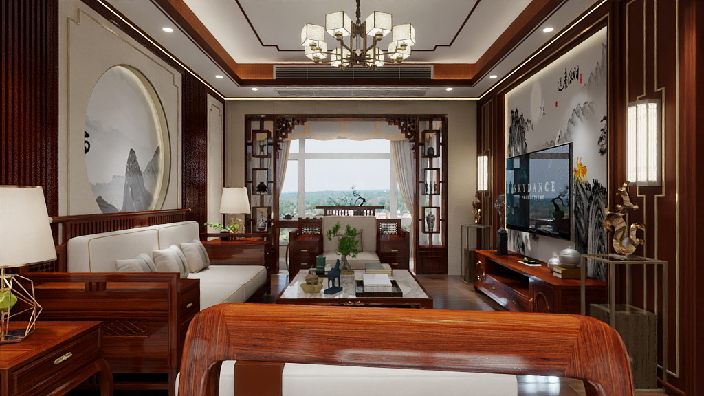 格莱斯瓷砖 15108022320秦-模板副本-中式风格全屋设计-装修设计方案