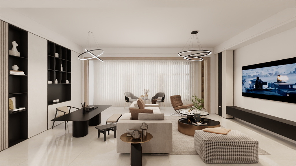 许昌华匠装饰设计有限公司-140㎡3室-装修设计方案