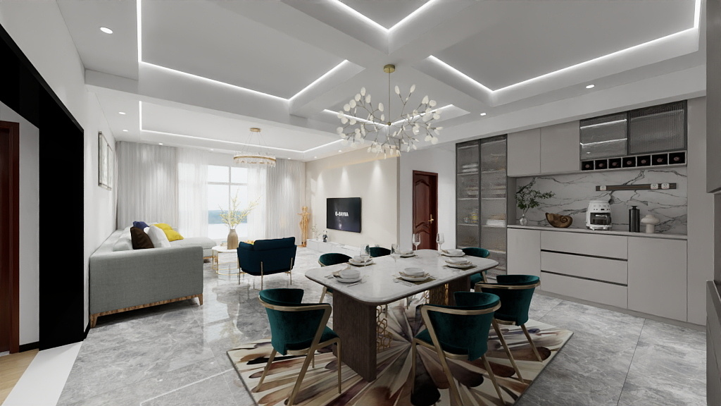 昆明铭泰装饰-万山华府179㎡1室-装修设计方案