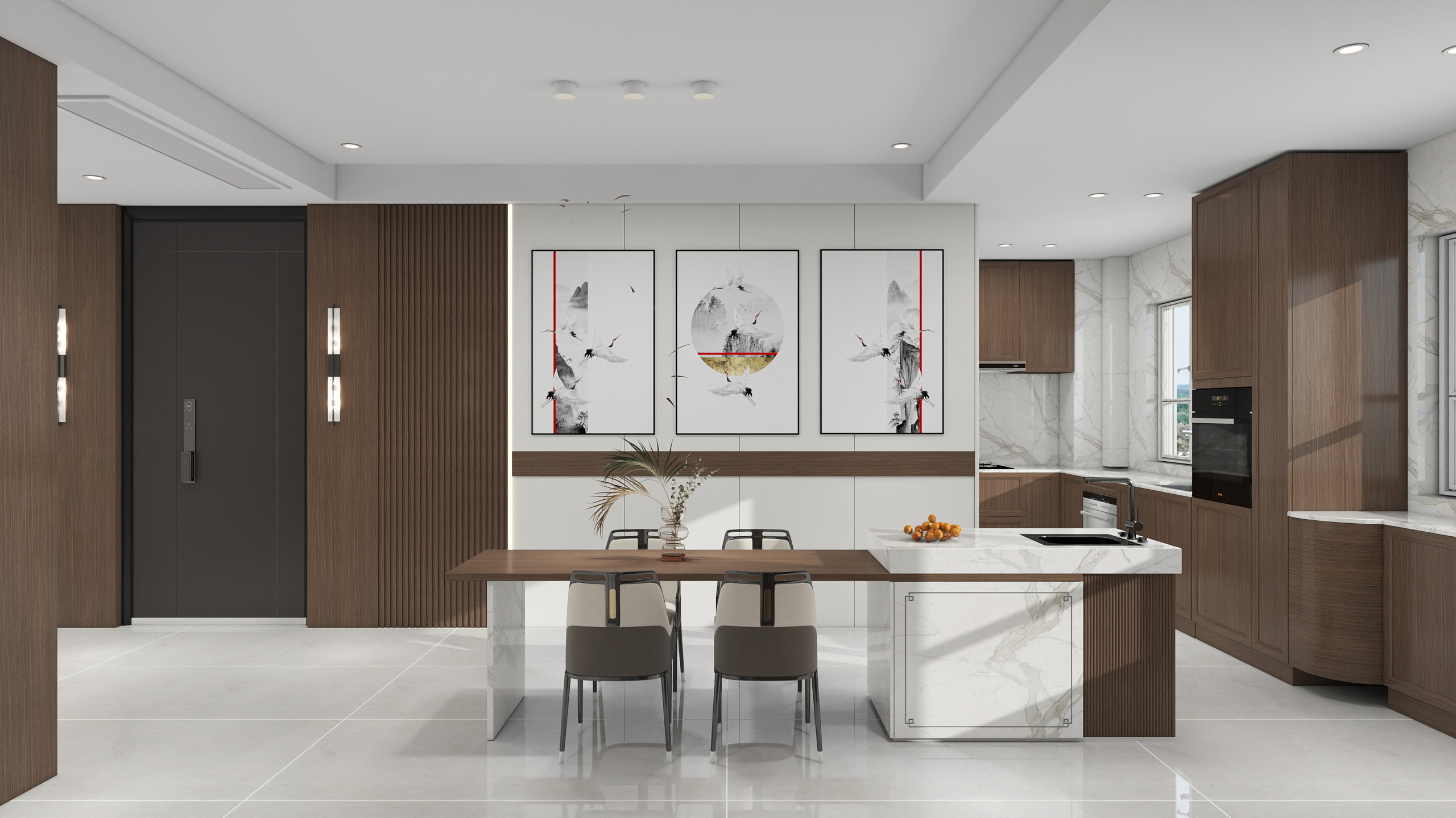 一品秀-120㎡3室装修效果图