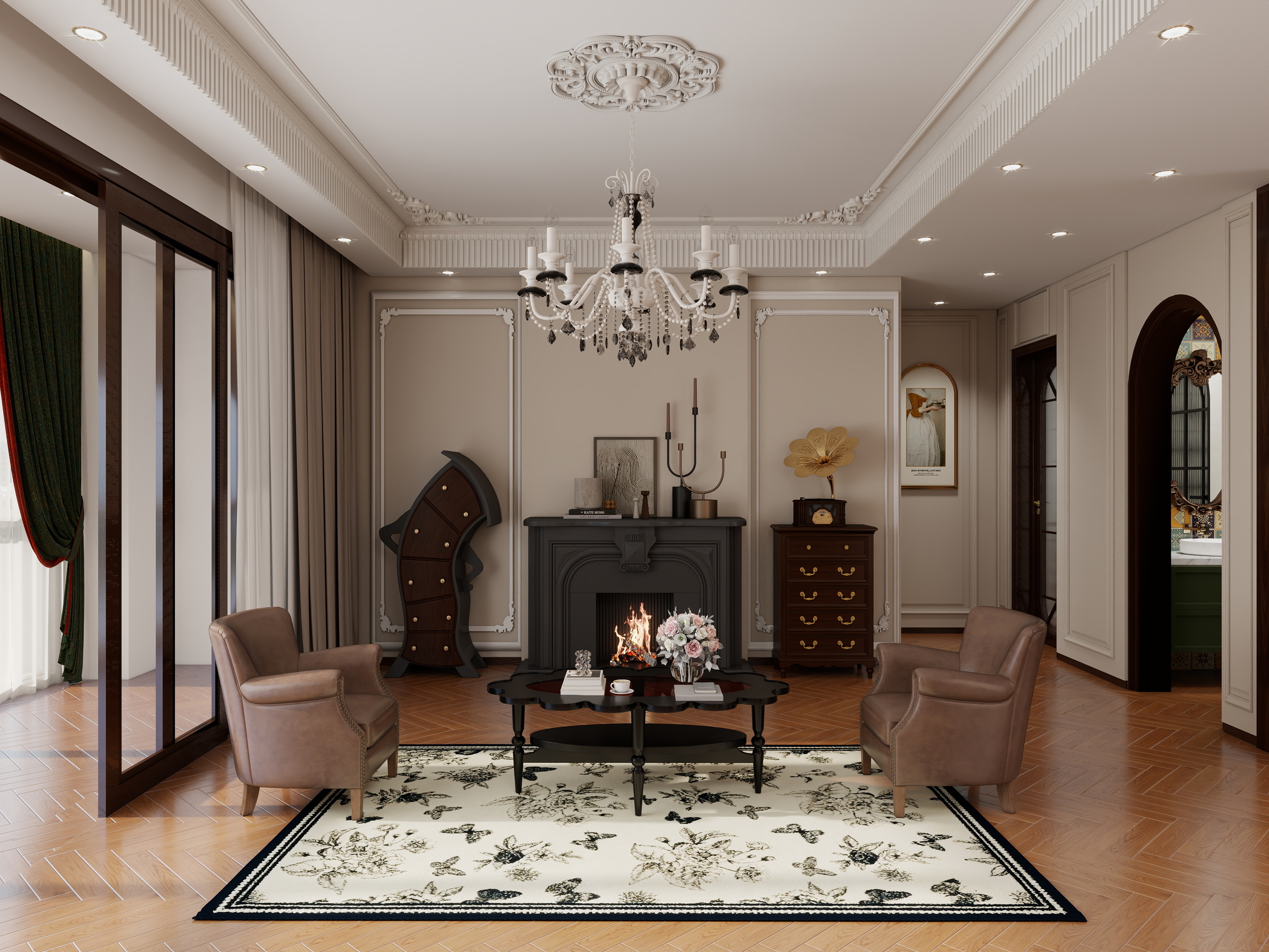 鹏匠装饰设计-125㎡3室-装修设计方案