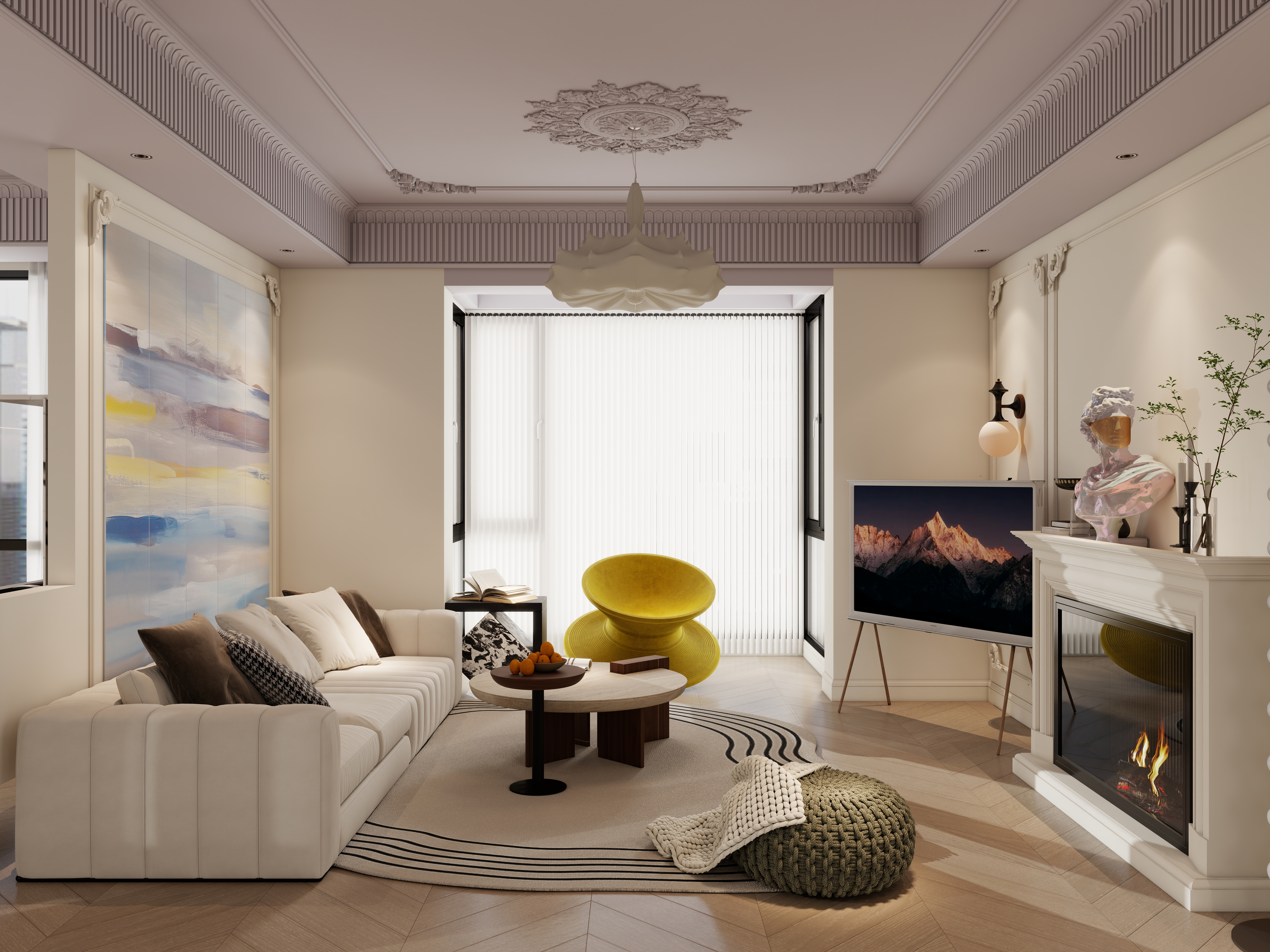 清晨carol-丰盛道301.8.16法式-装修设计方案